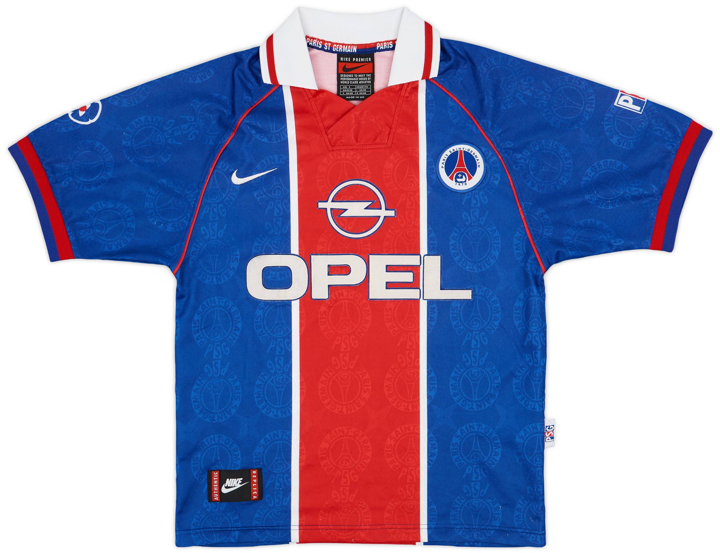 1996-97 Paris Saint-Germain Home Shirt - 7/10 - (S)