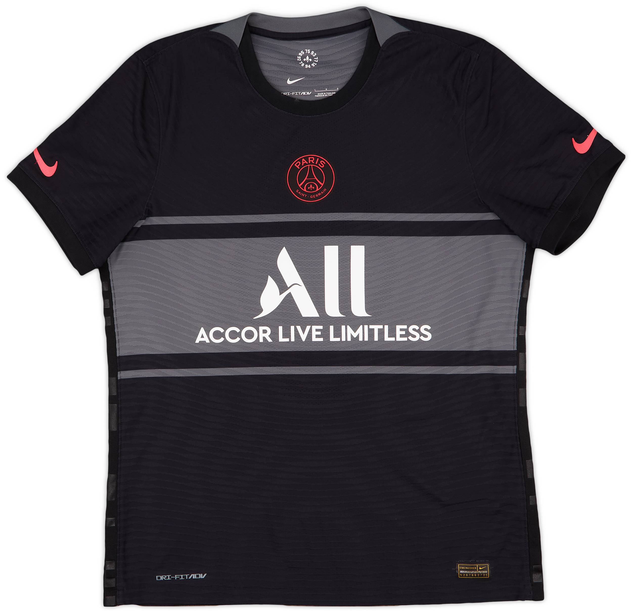2021-22 Paris Saint-Germain Authentic Third Shirt Messi #30 - 10