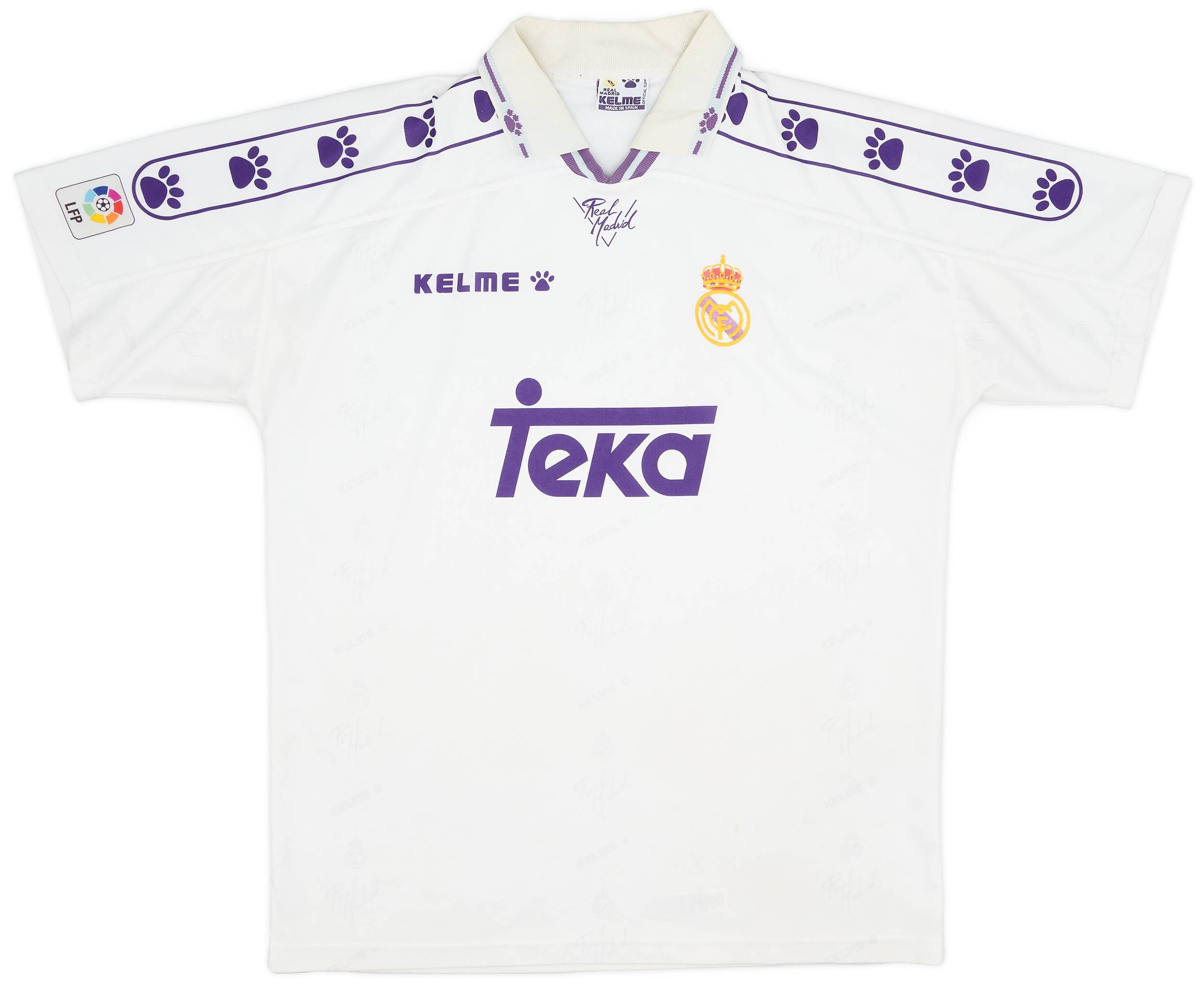 1996-97 Real Madrid Home Shirt - 7/10 - (L)