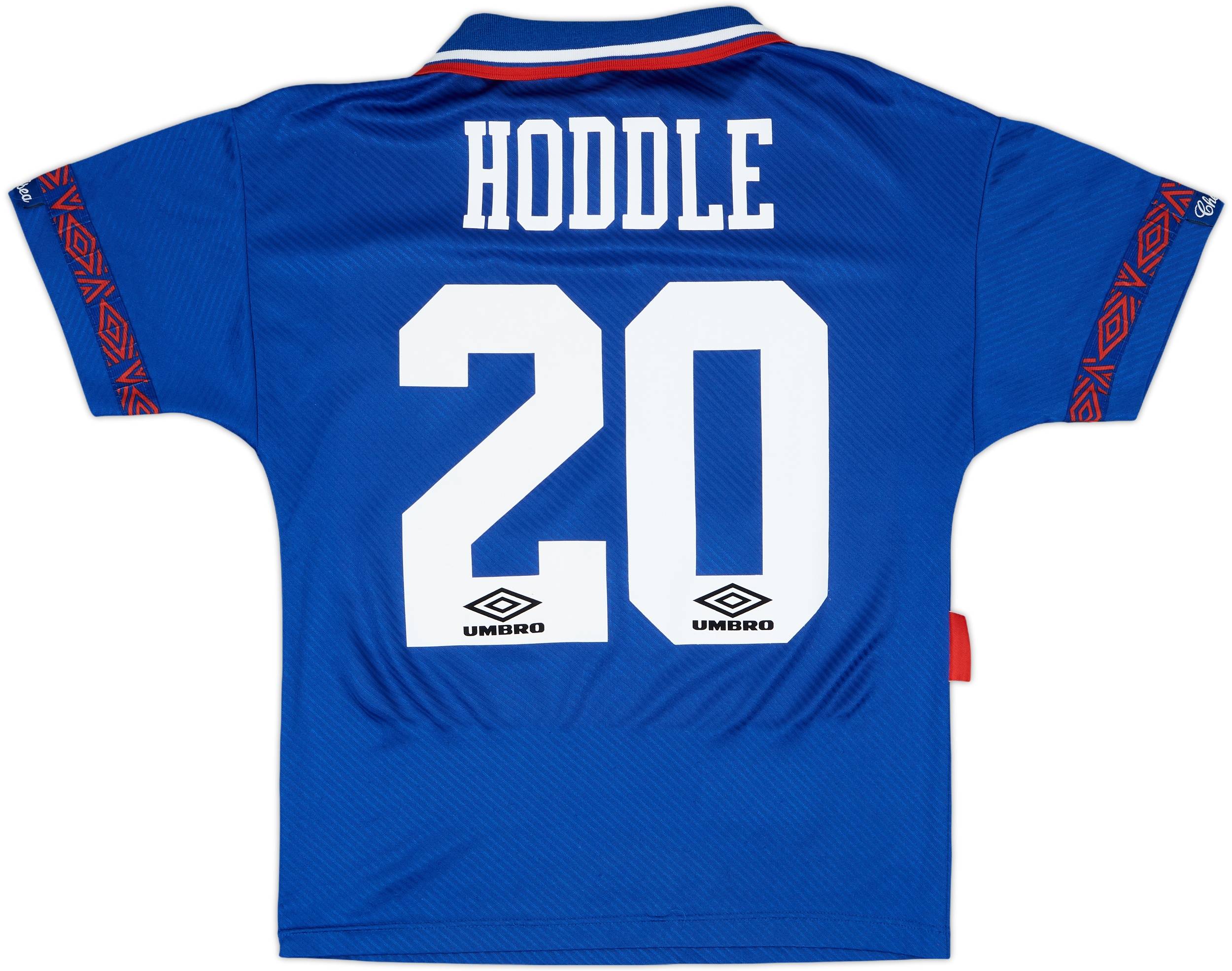 1993-94 Chelsea Home Shirt Hoddle #20 - 7/10 - (S)