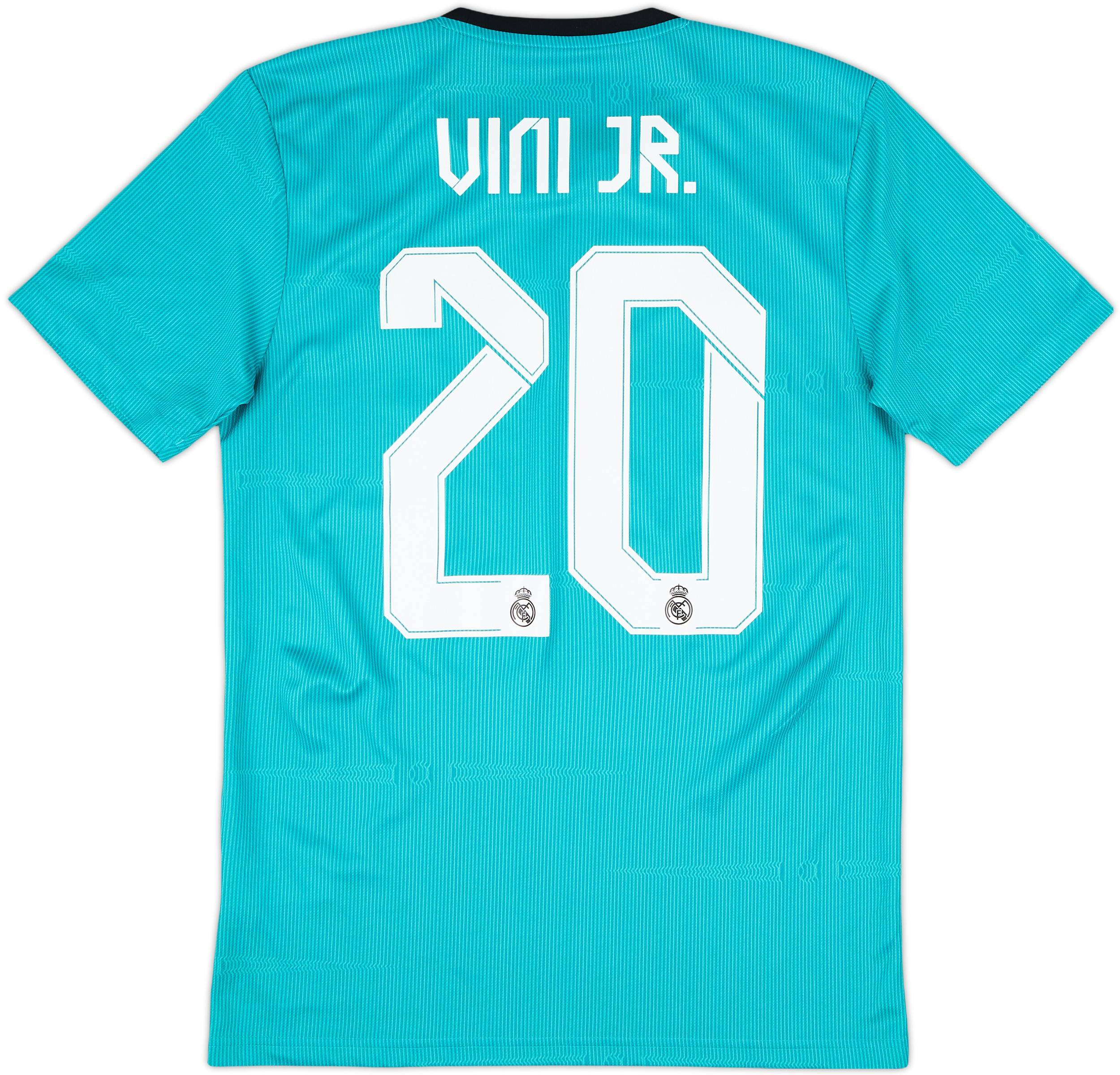2021-22 Real Madrid Third Shirt Vini Jr #20 - 8/10 - (S)