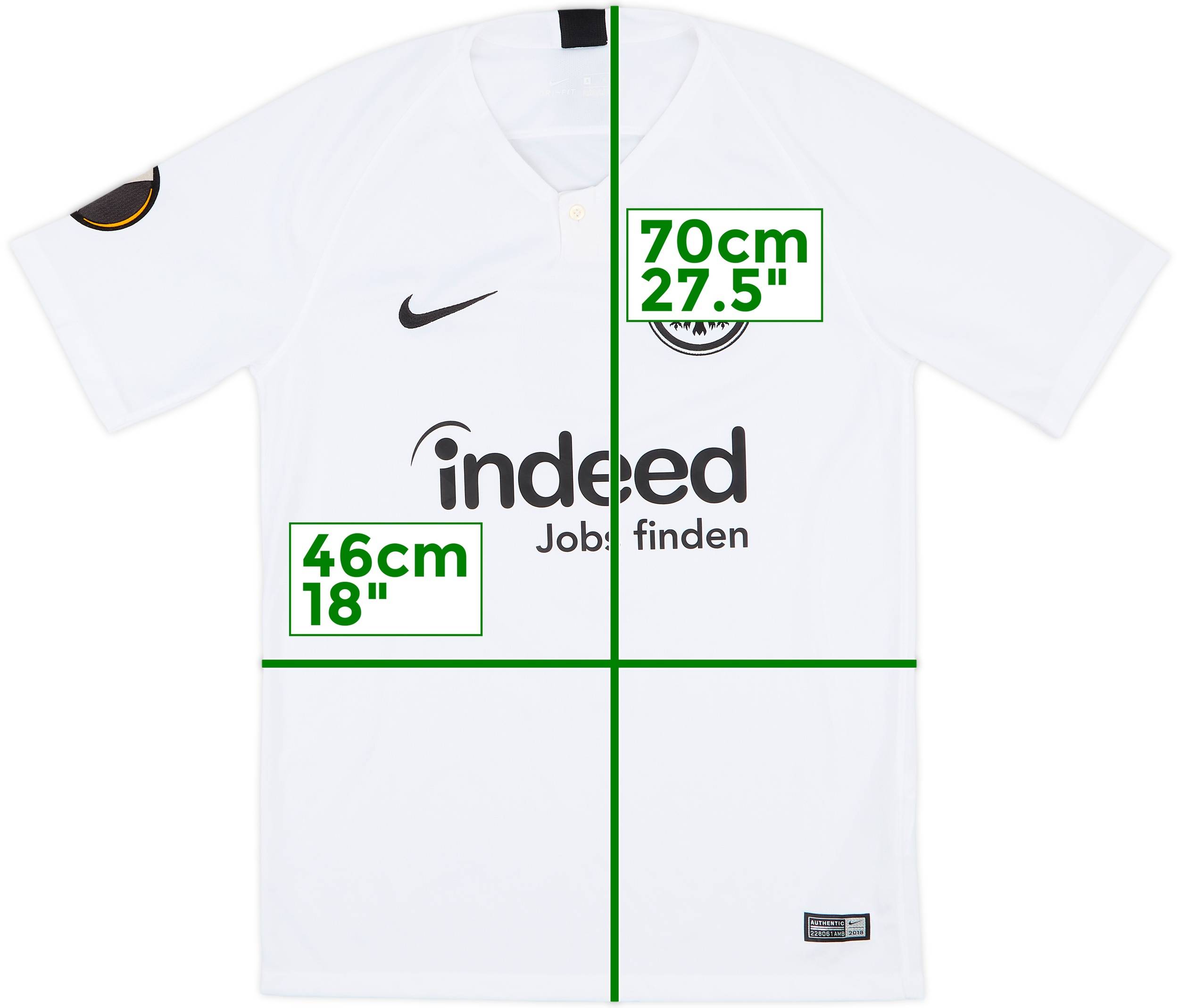 2018-19 Eintracht Frankfurt Away Shirt Jovic #8 - 5/10 - (S)