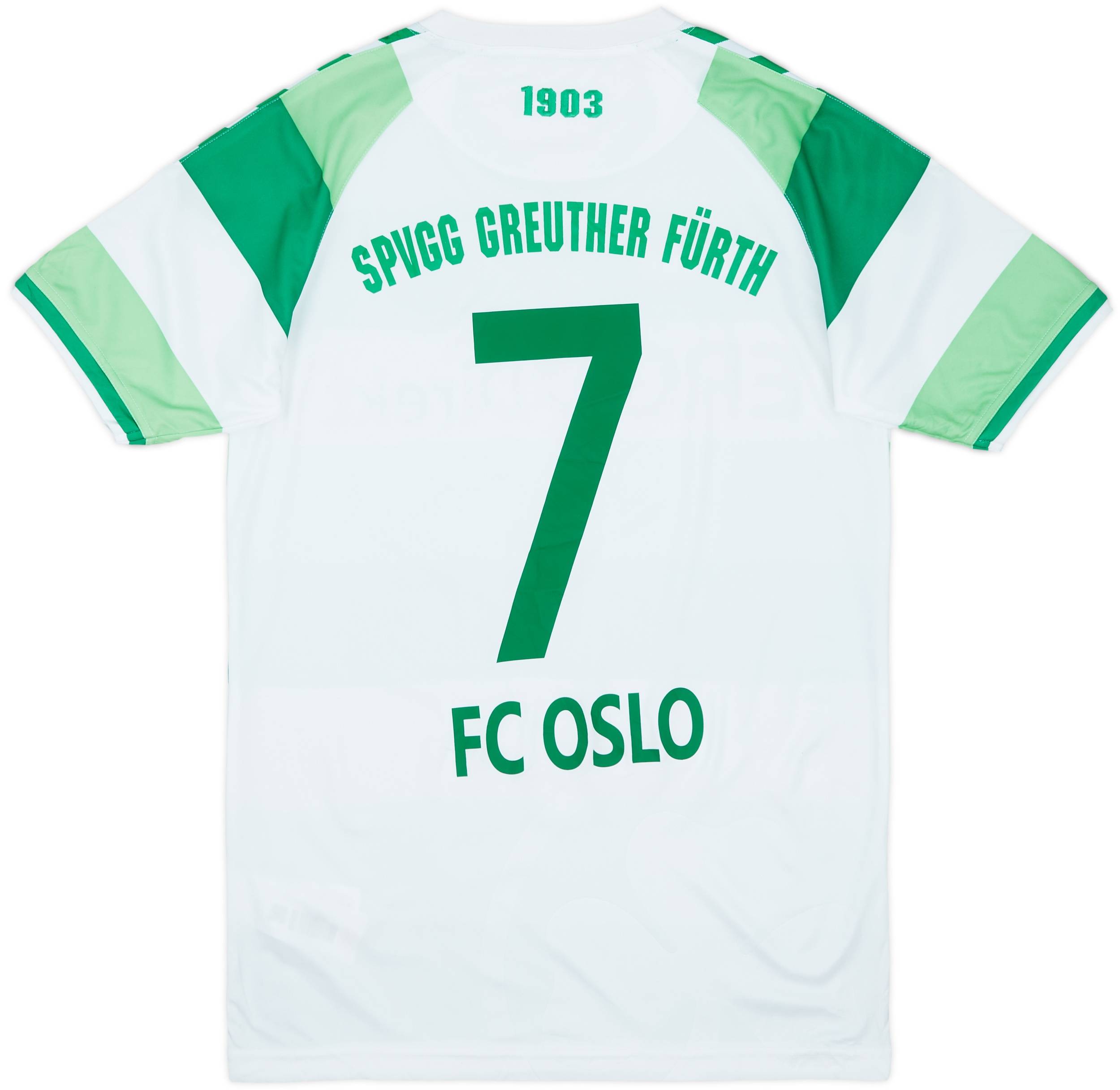 2014-16 Greuther Furth Home Shirt FC Oslo #7 - 9/10 - (S)
