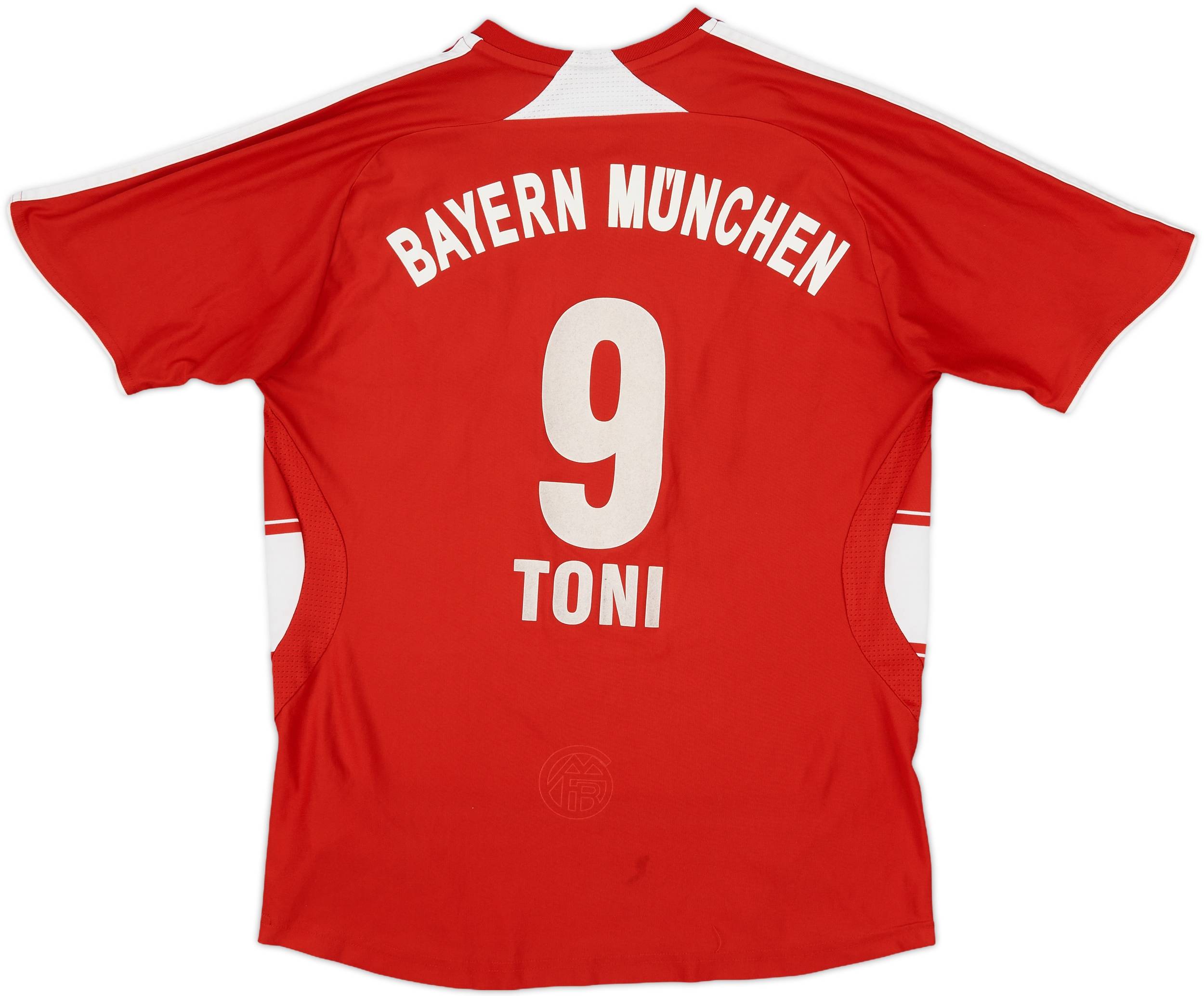 2007-08 Bayern Munich Home Shirt Toni #9 - 5/10 - (XL.Boys)