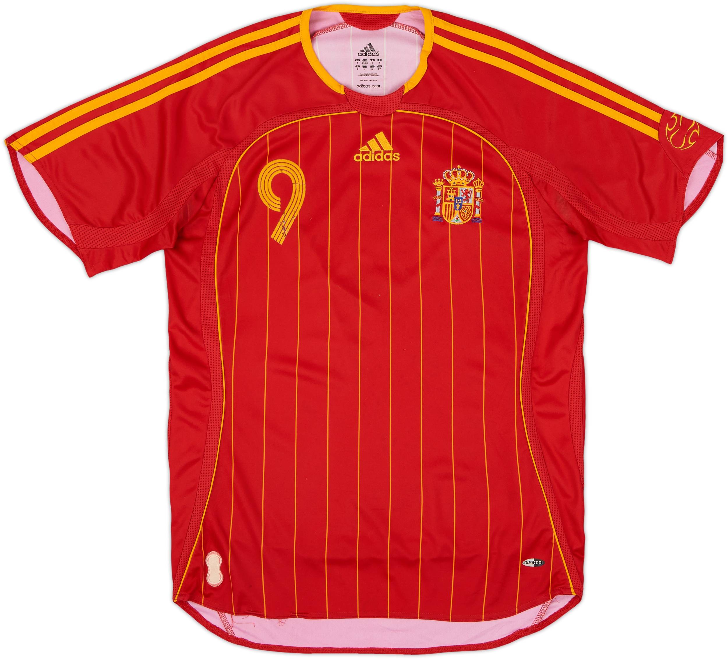 2006-08 Spain Home Shirt Torres #9 - 4/10 - (S)