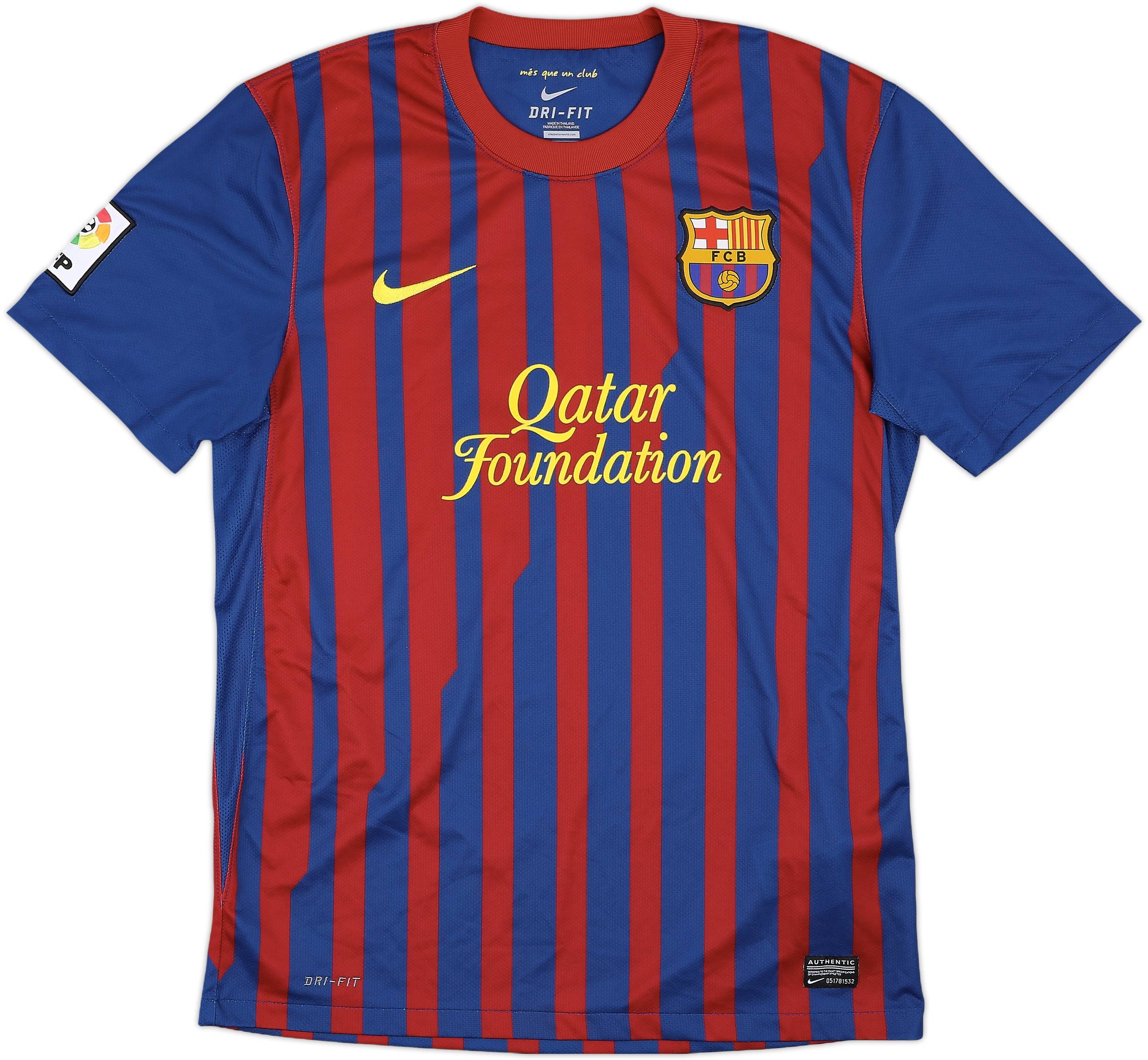 2011-12 Barcelona Home Shirt #4 - 5/10 - (M)