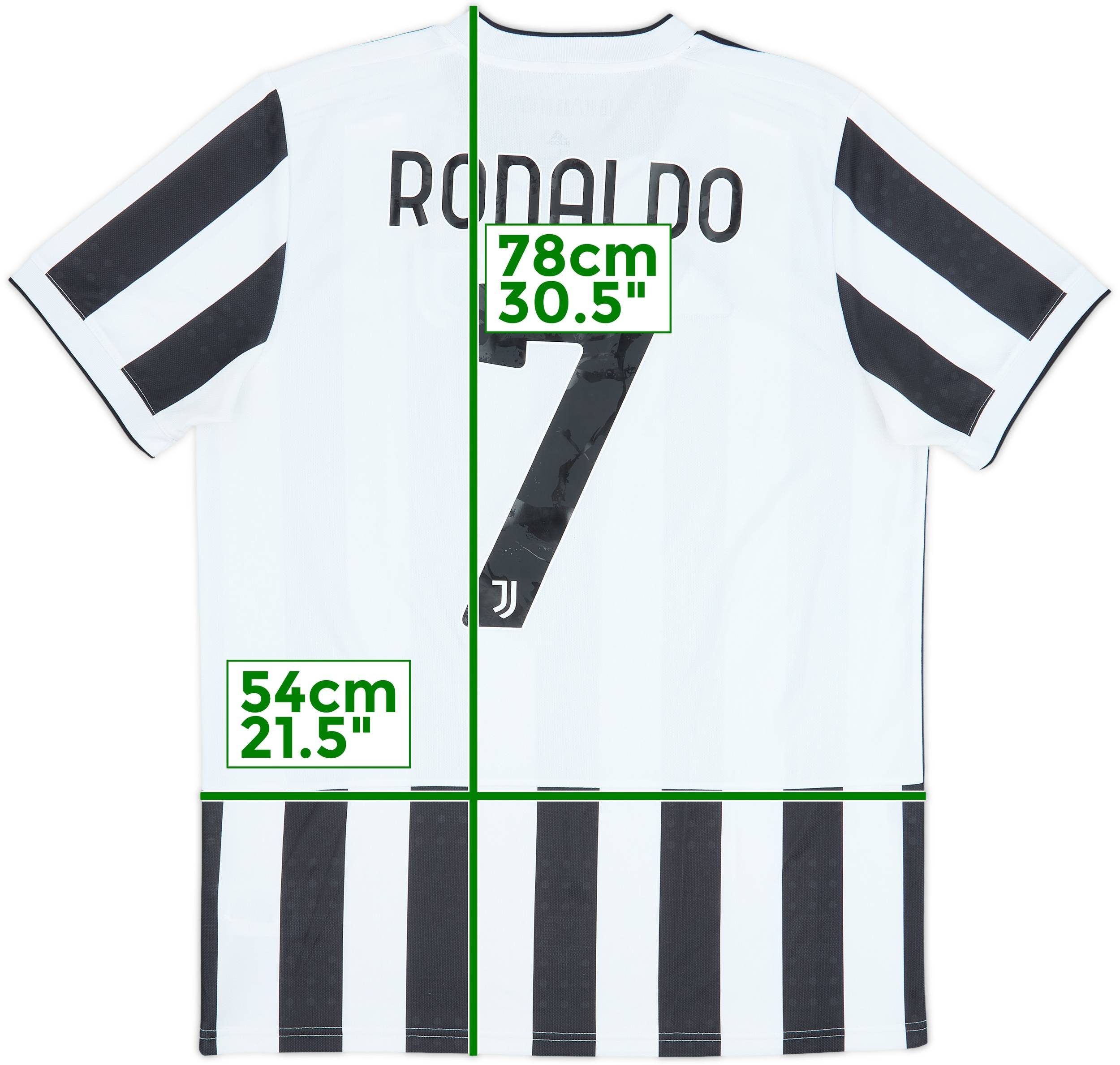 2021-22 Juventus Home Shirt Ronaldo #7 - 9/10 - (L)