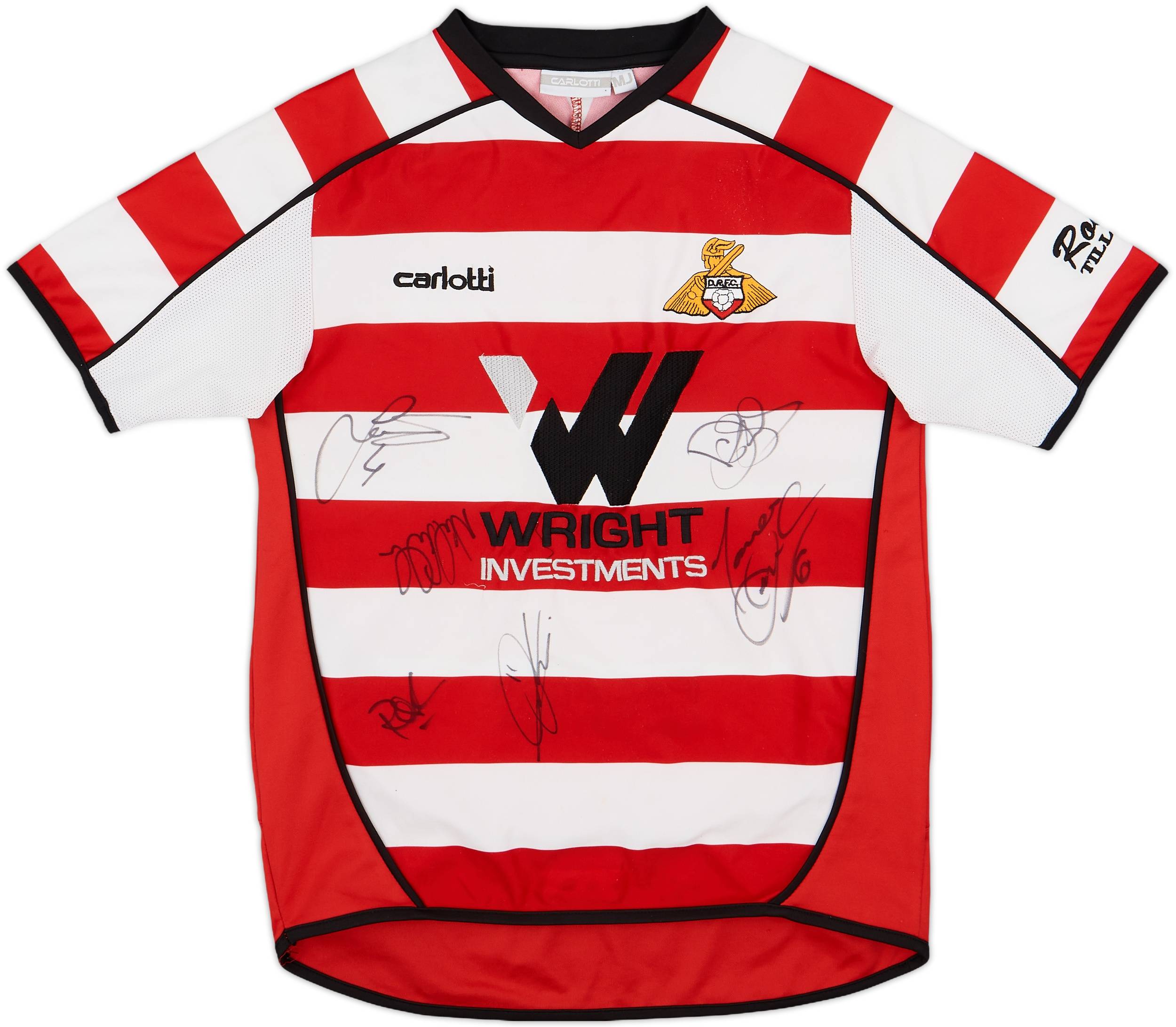 2007-08 Doncaster Rovers Signed Home Shirt - 8/10 - (M.Boys)
