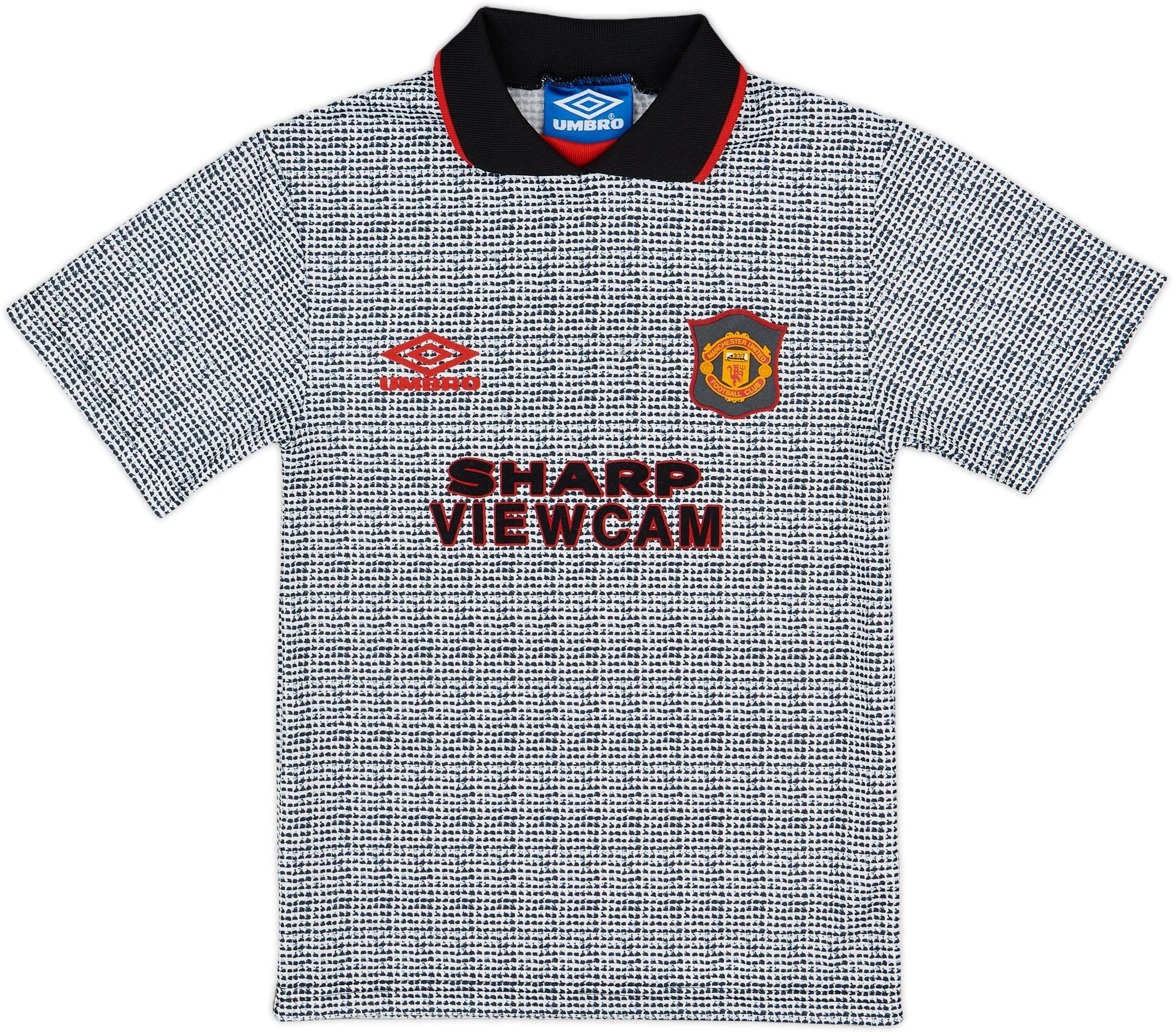 1995-96 Manchester United Away Shirt - 8/10 - (S.Boys)