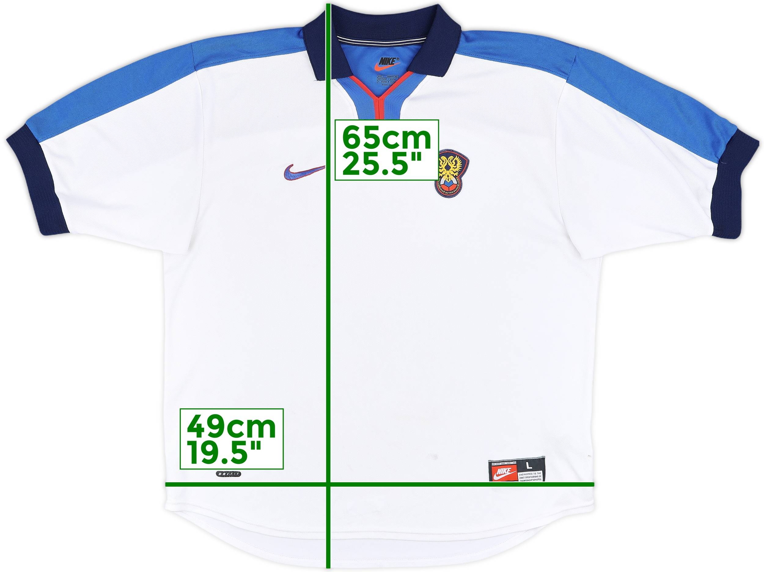 1998-00 Russia Home Shirt - 6/10 - (L) 1998-00 Russia Home Shirt - 6/10 - (L)