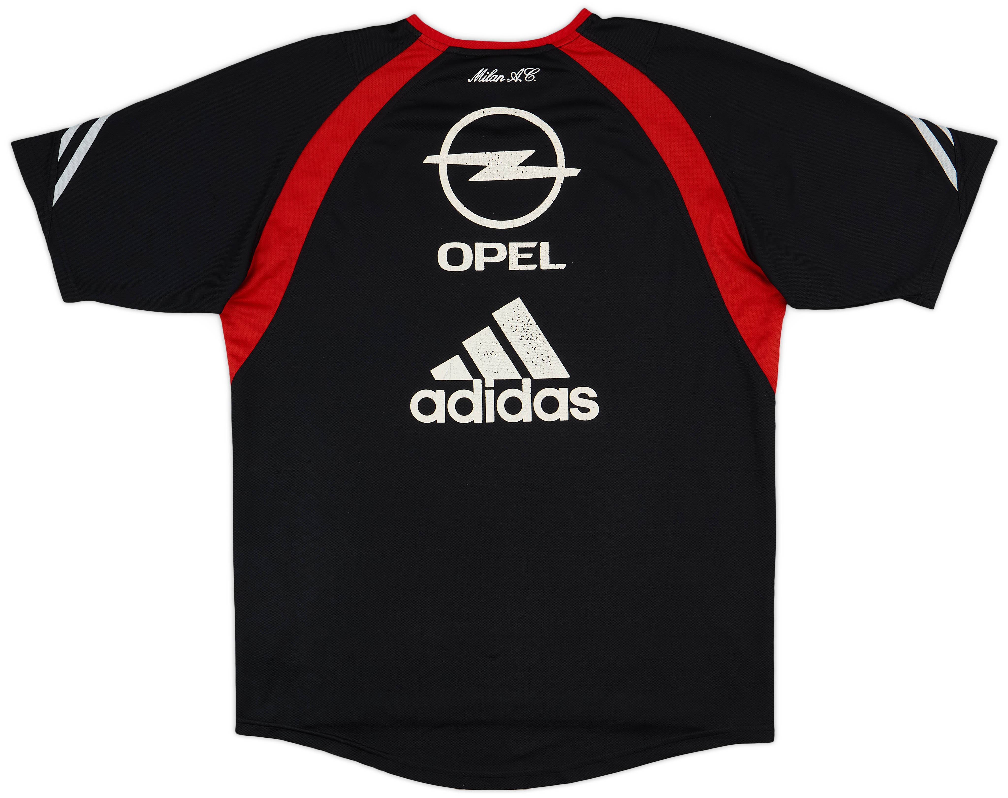 2003-04 AC Milan adidas Training Shirt - 6/10 - (L/XL)
