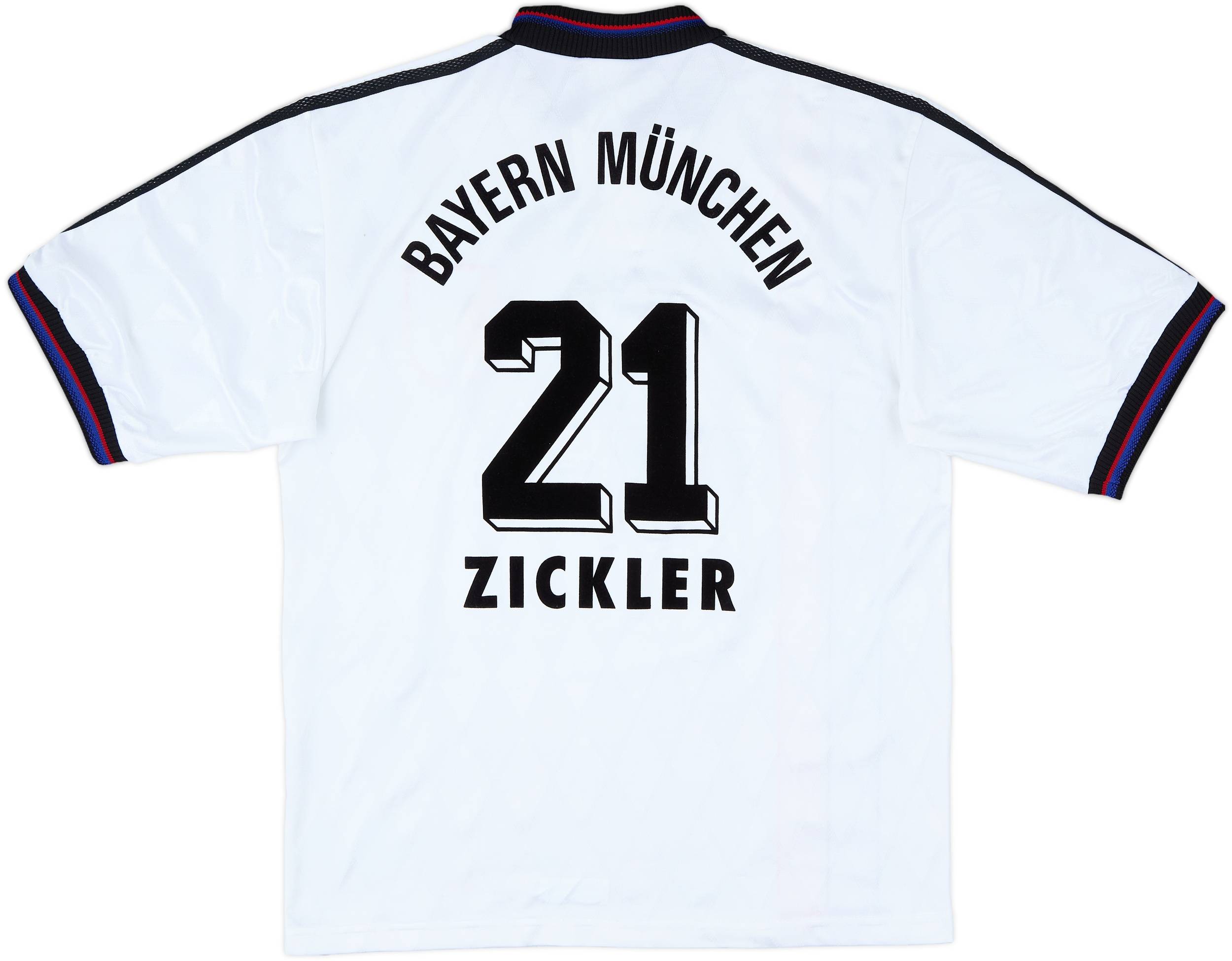 1996-98 Bayern Munich Away Shirt Zickler #21 - 8/10 - (M)