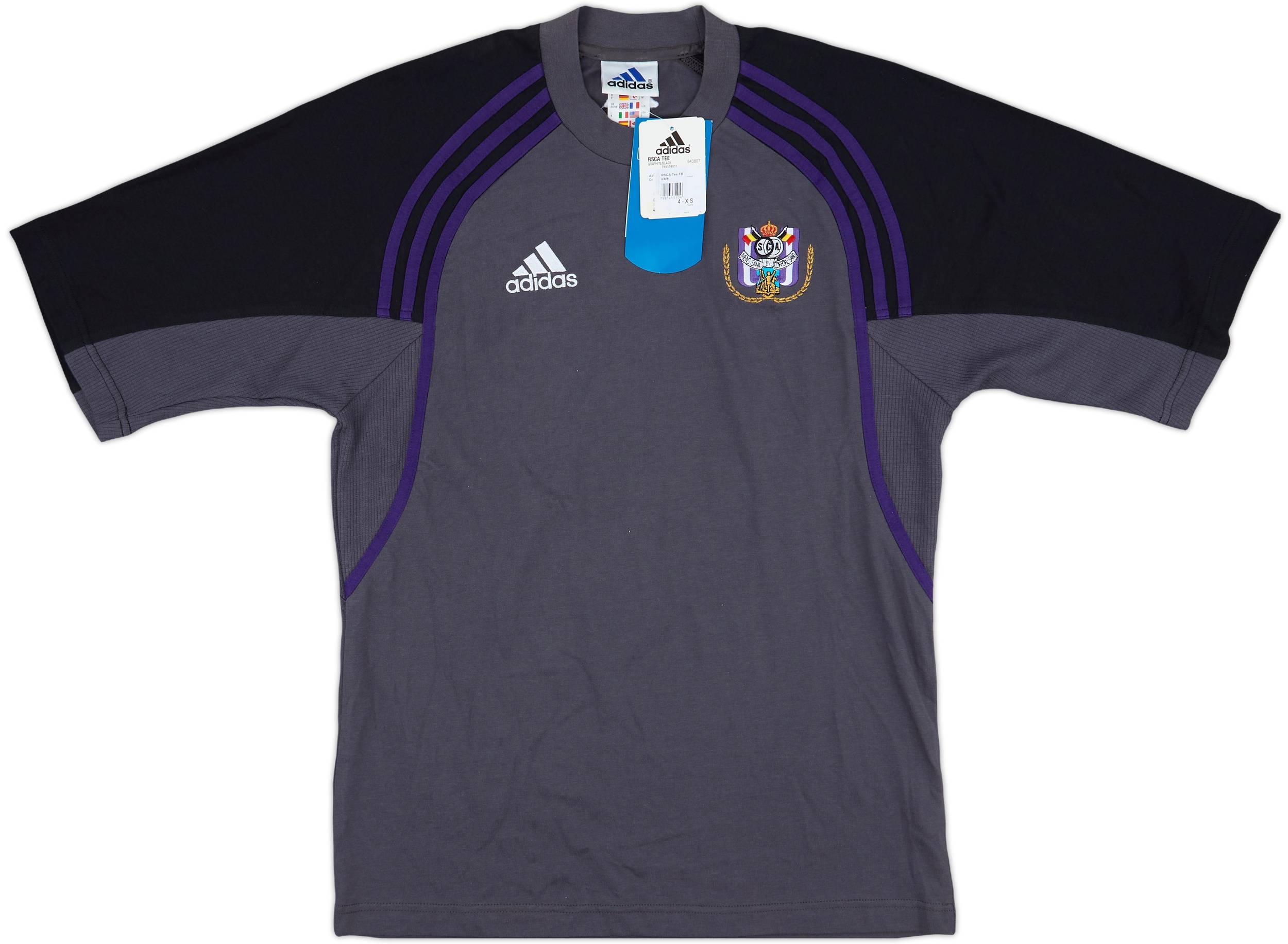 2001-02 Anderlecht adidas Training Tee (S)