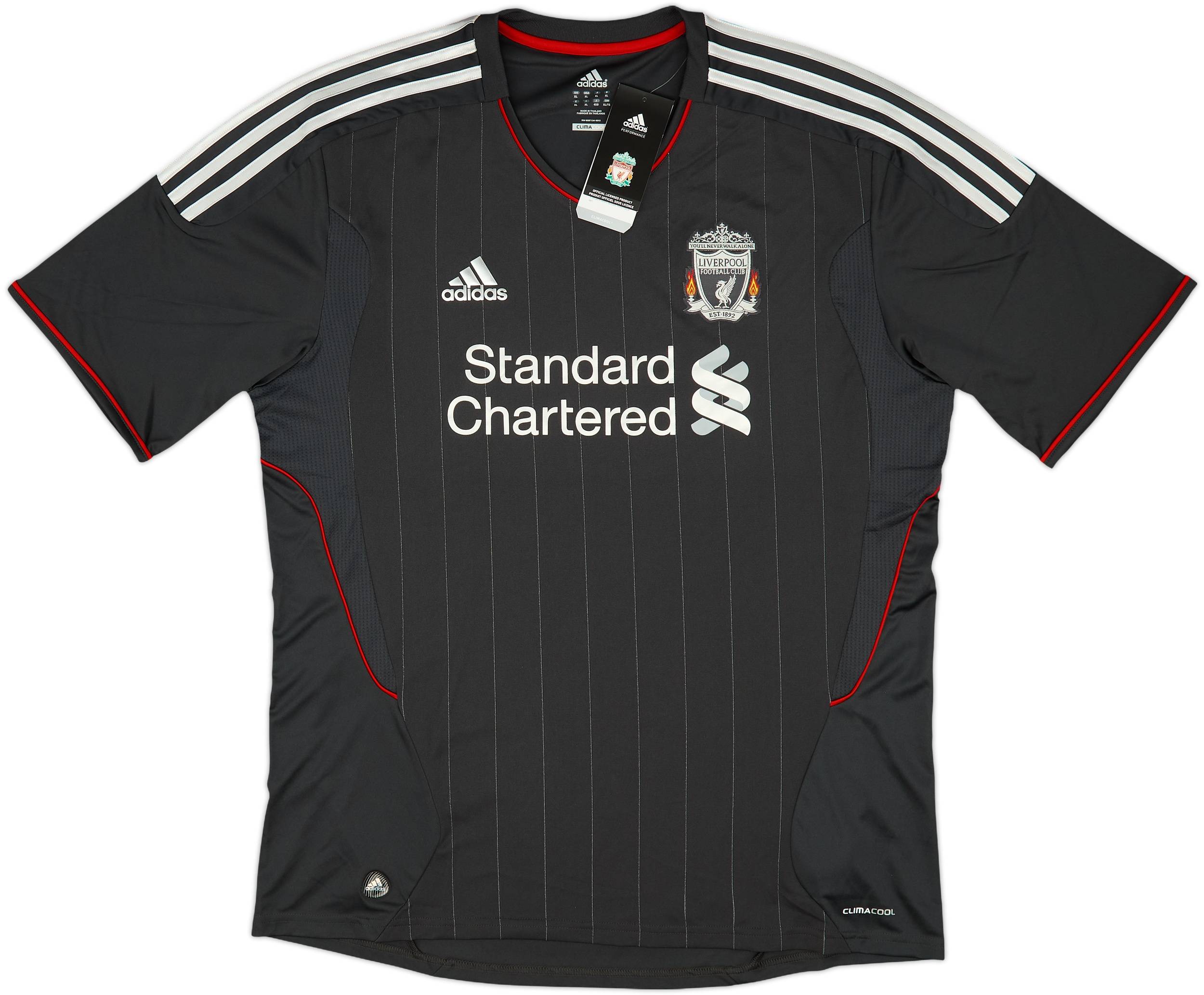 2011-12 Liverpool Away Shirt Suarez #7 (XL)