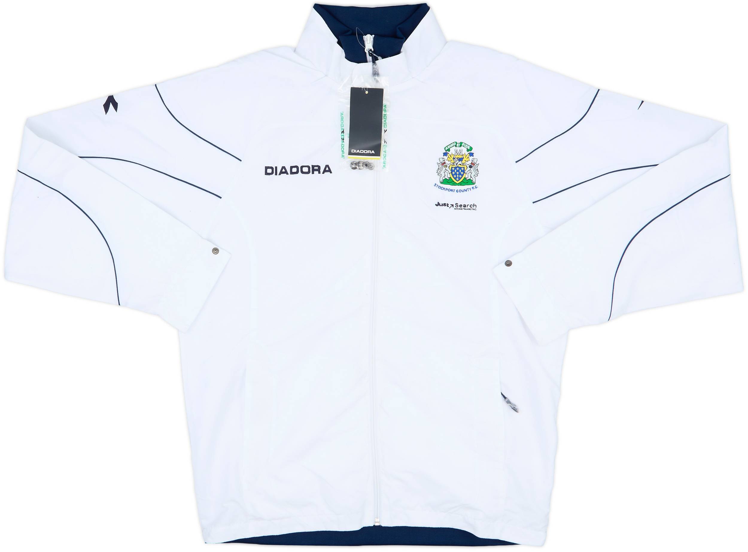 2007-08 Stockport County Diadora Track Jacket (M)