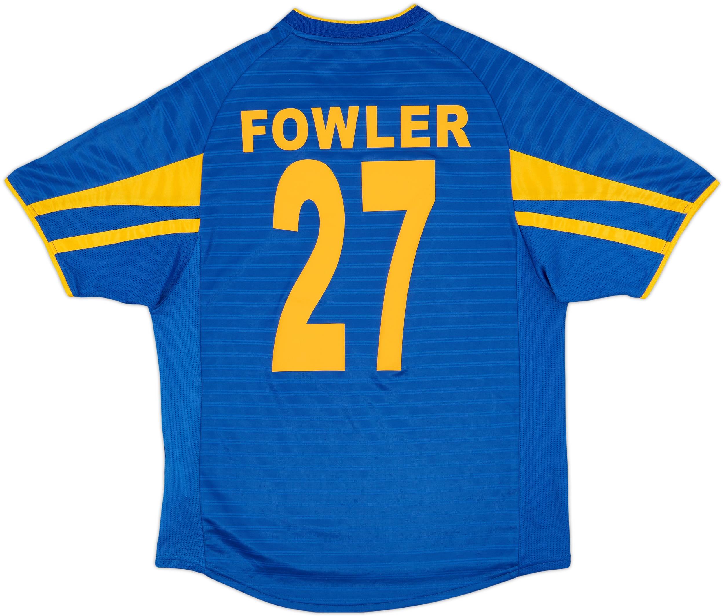 2001-03 Leeds United Away Shirt Fowler #27 - 7/10 - (S)