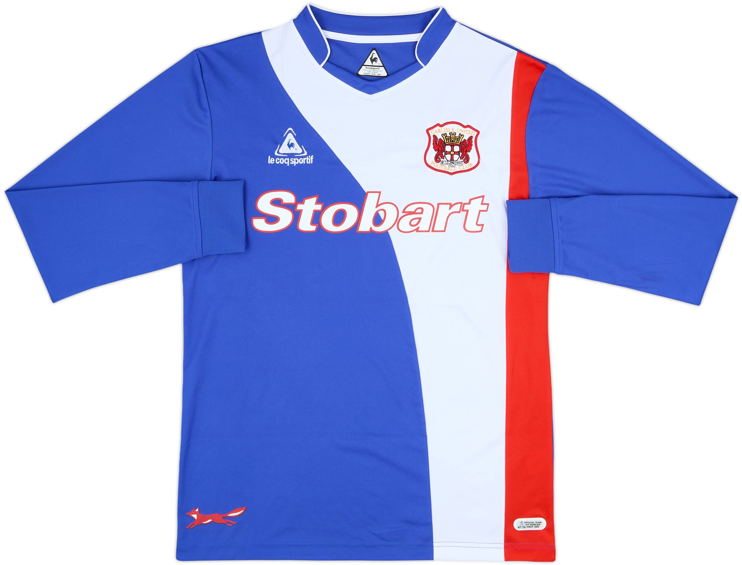 2007-09 Carlisle United Home L/S Shirt - 8/10 - (S)