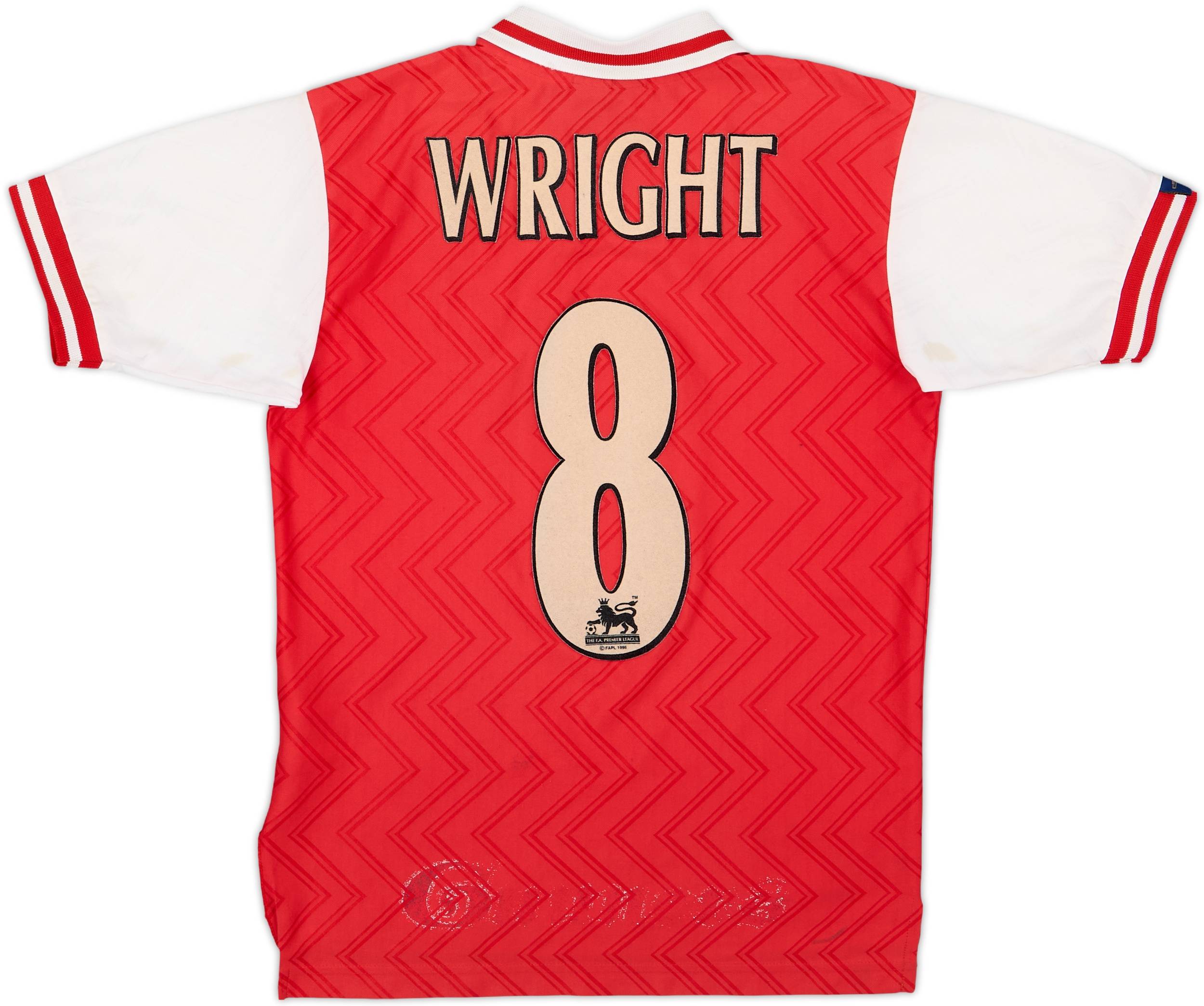 1996-98 Arsenal Home Shirt Wright #8 - 5/10 - (L.Boys)