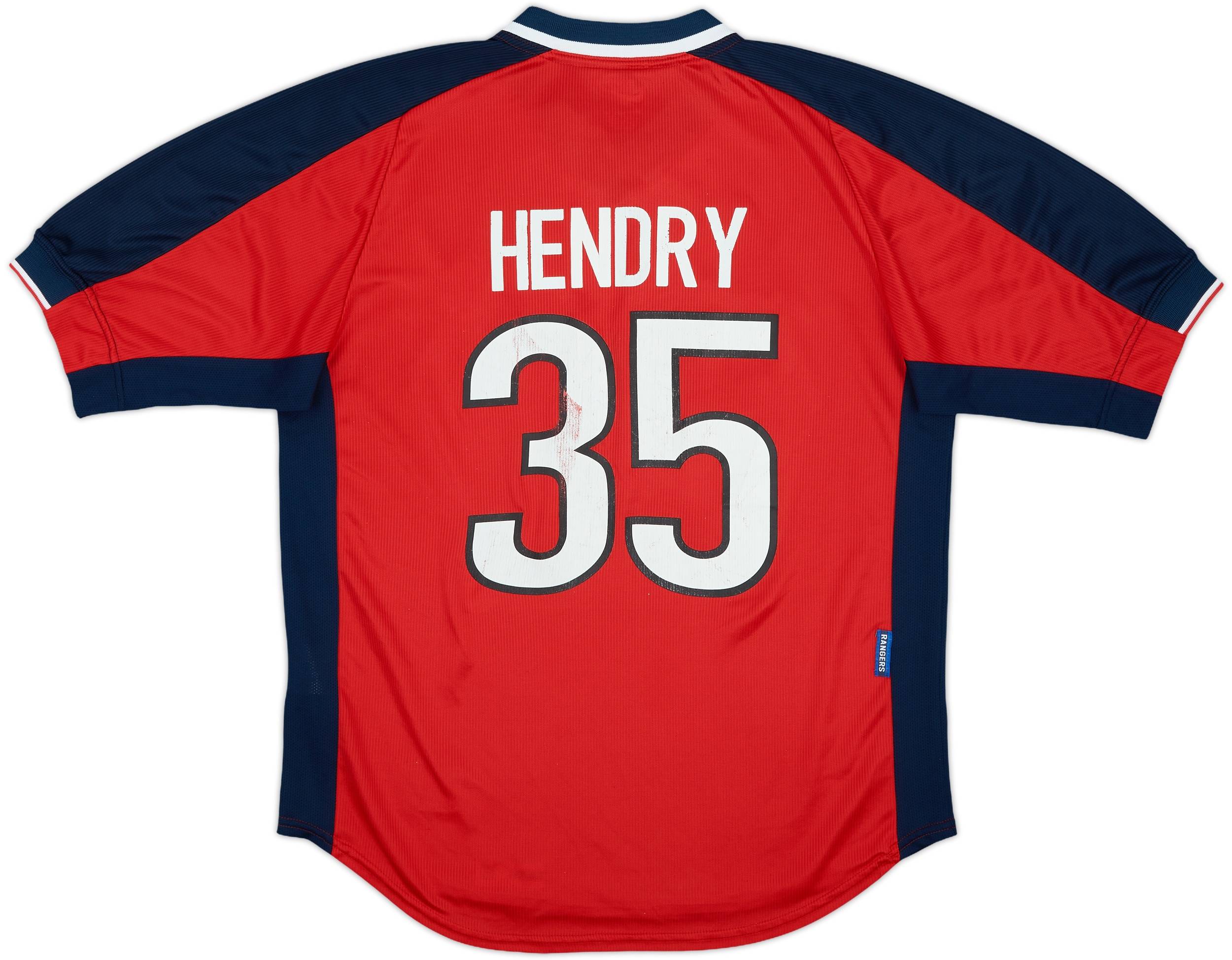 1998-99 Rangers Away Shirt Hendry #35 - 7/10 - (M)