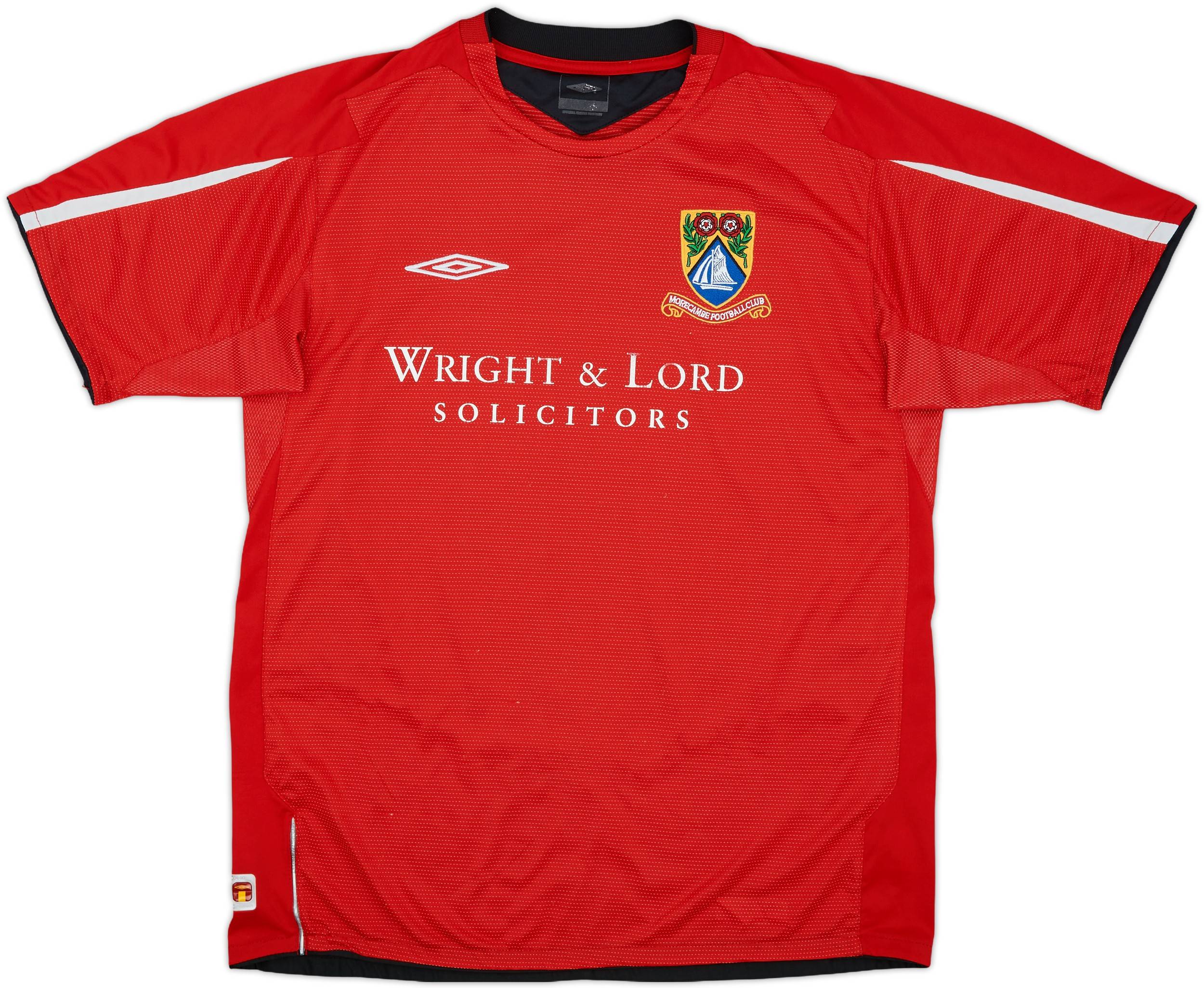 2005-06 Morecambe Home Shirt - 5/10 - (L)