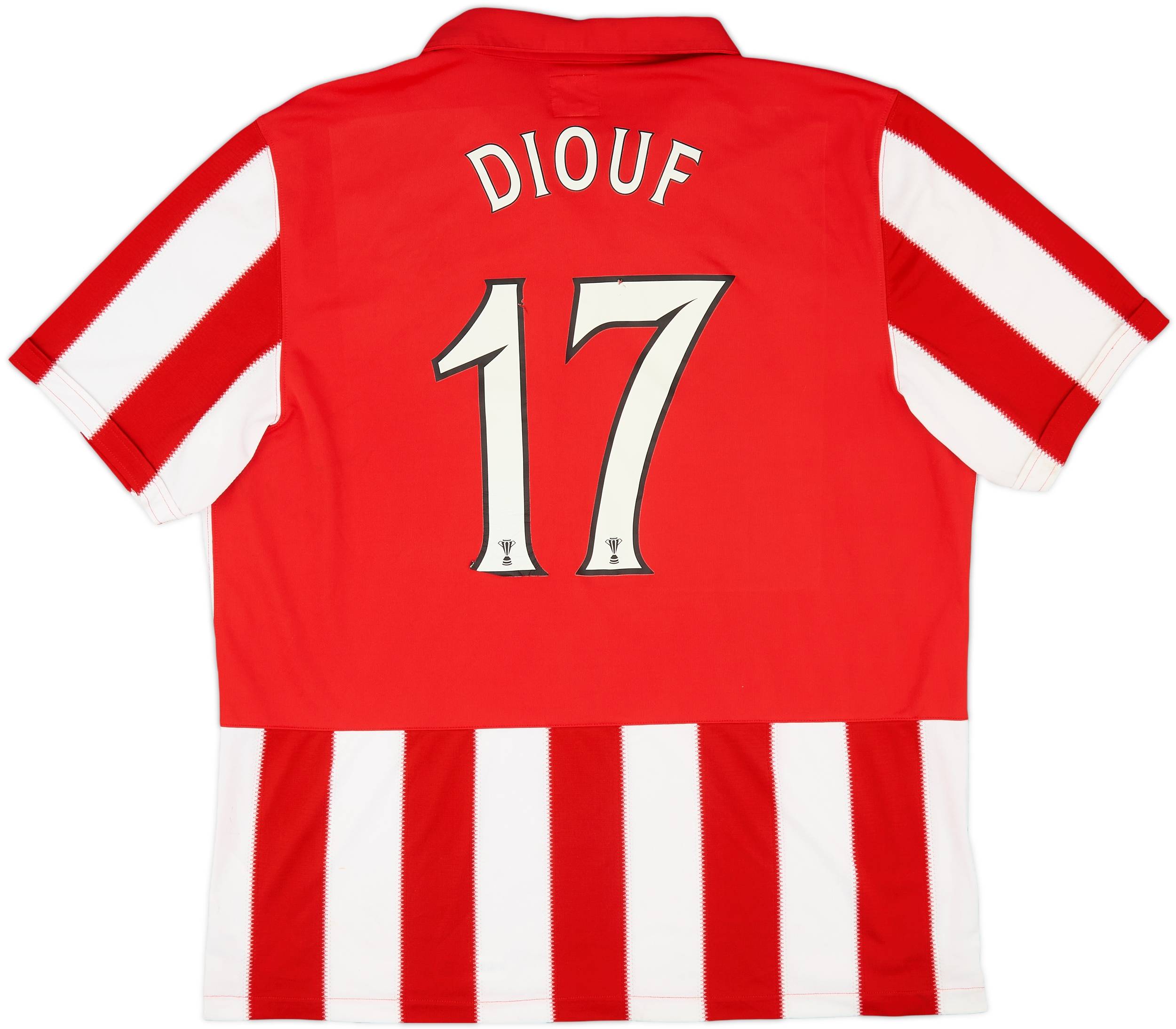 2010-11 Rangers Away Shirt Diouf #17 - 5/10 - (XL)