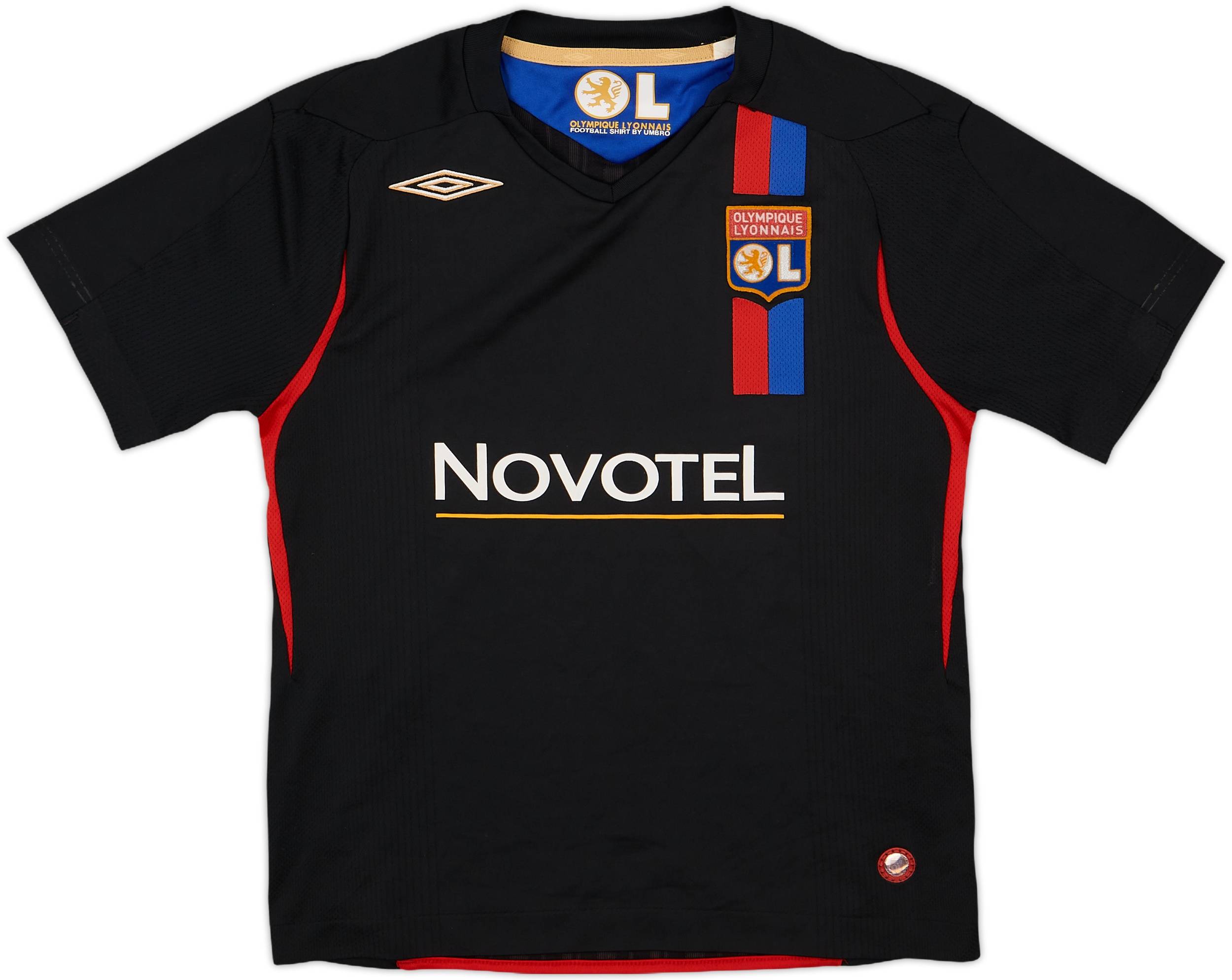人気デザイナー 2007-08 Lyon Third Shirt - 8/10 - (S.Boys) ウェア
