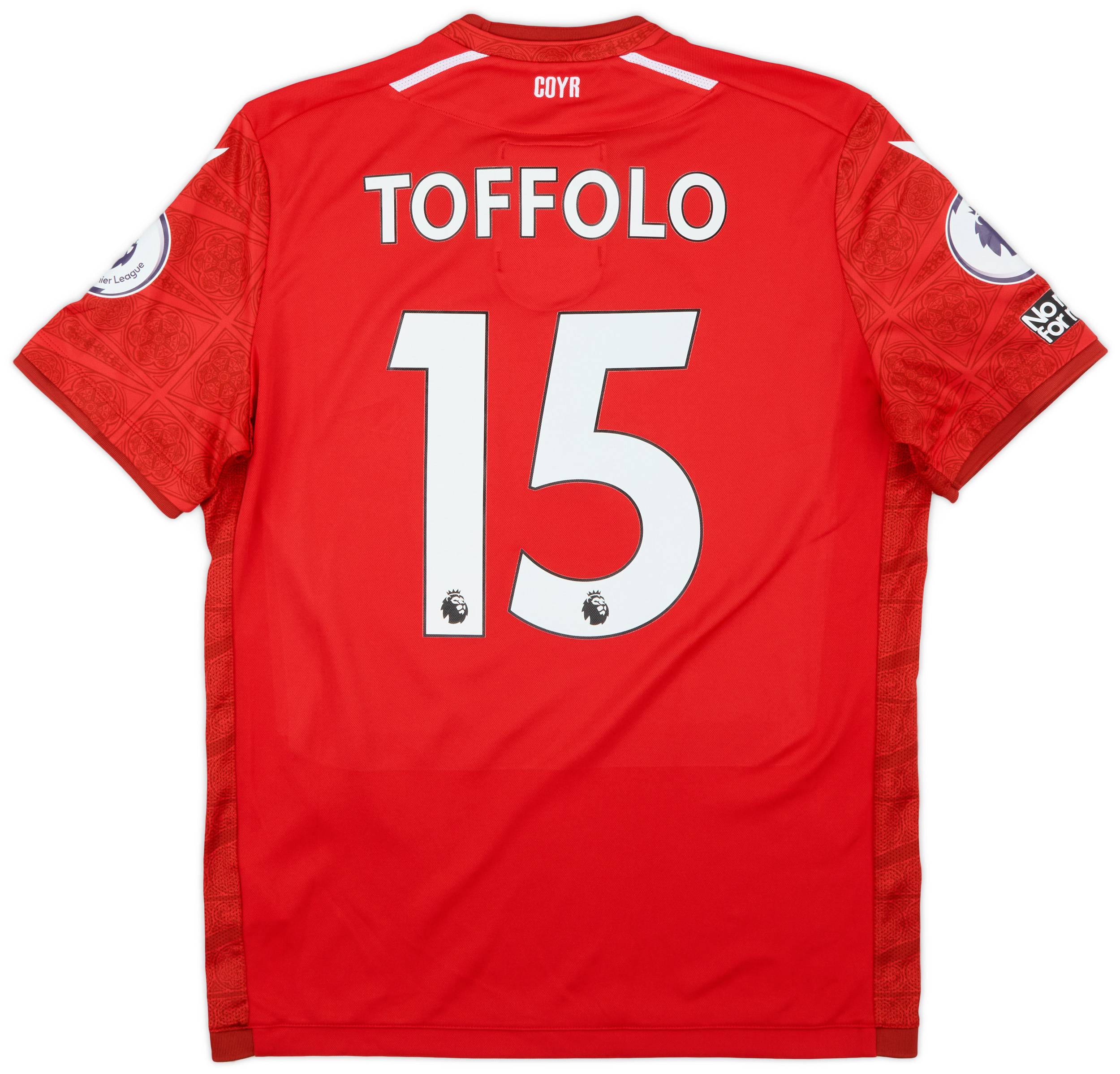 2022-23 Nottingham Forest Match Issue Home Shirt Toffolo #15