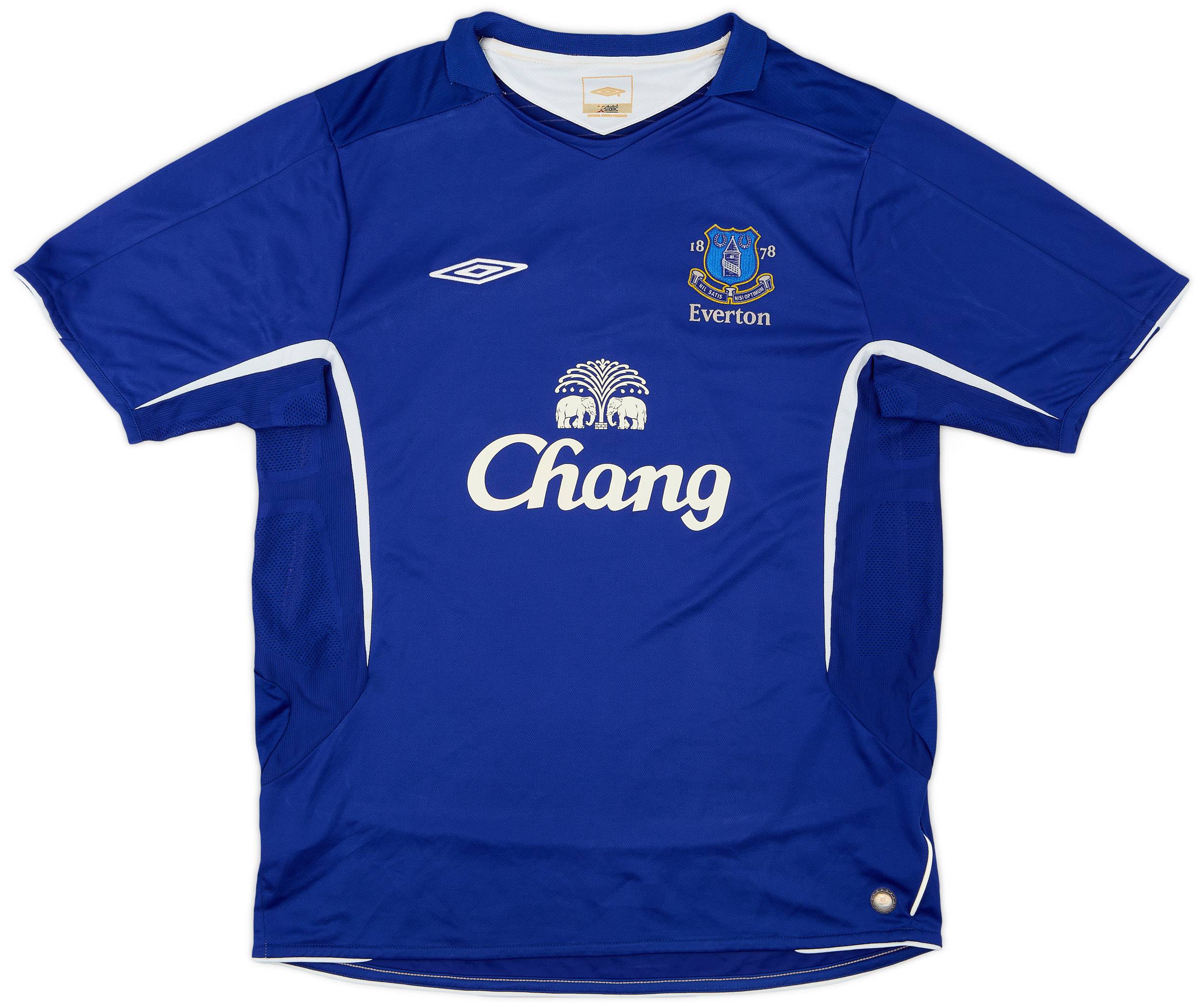 2005-06 Everton Home Shirt - 7/10 - (L)