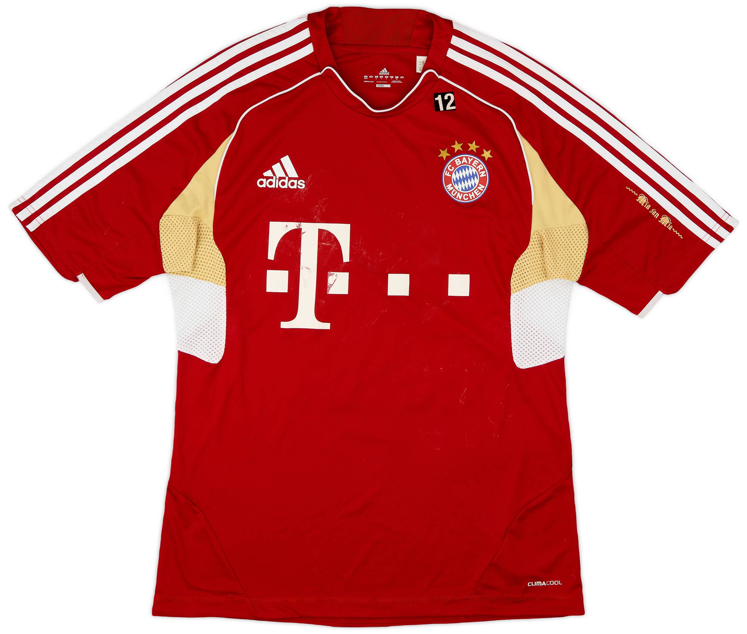 2011-12 Bayern Munich Player Issue adidas Training Shirt - 4/10 - (L)