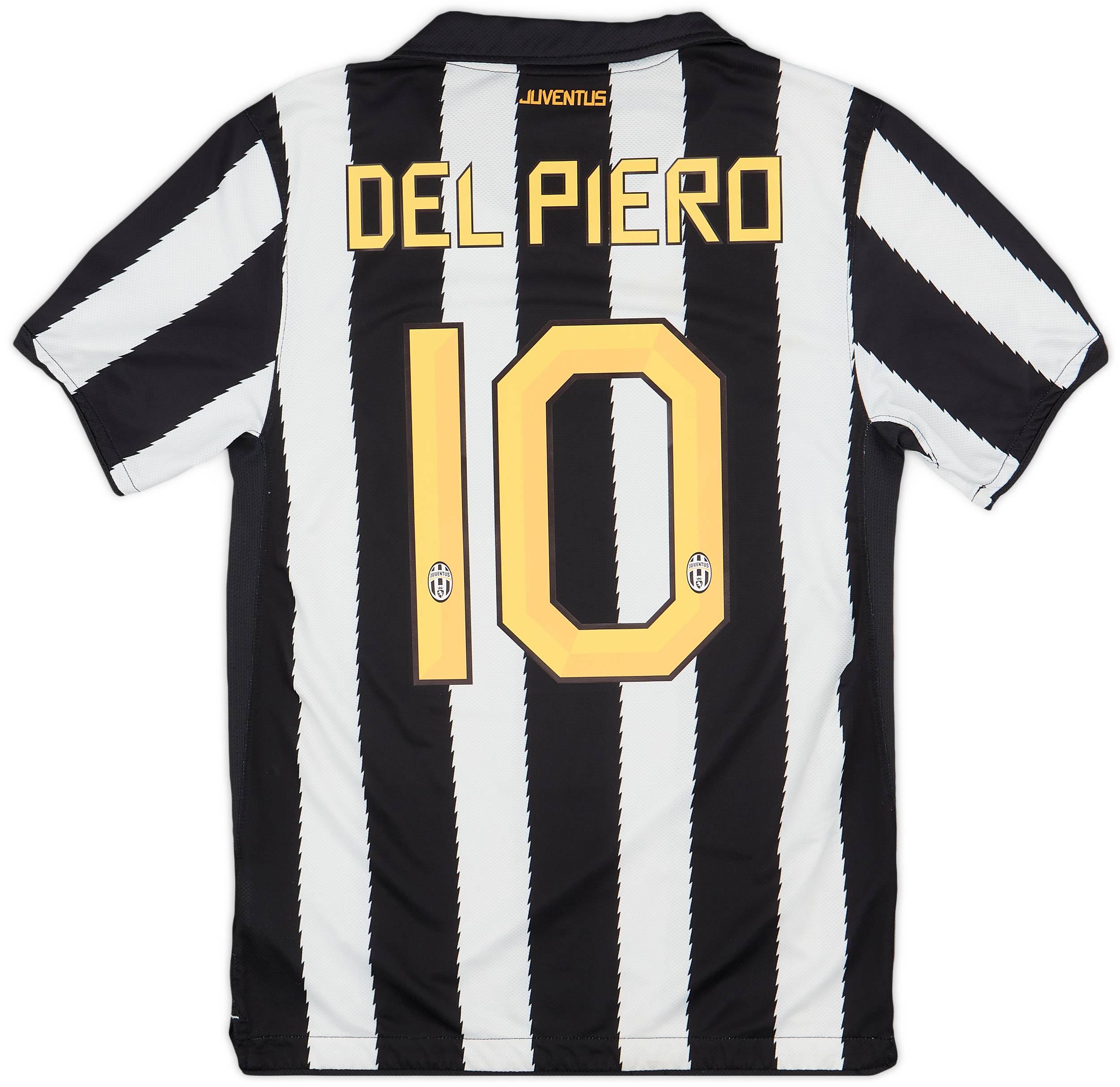 2010-11 Juventus Home Shirt Del Piero #10 - 7/10 - (S)