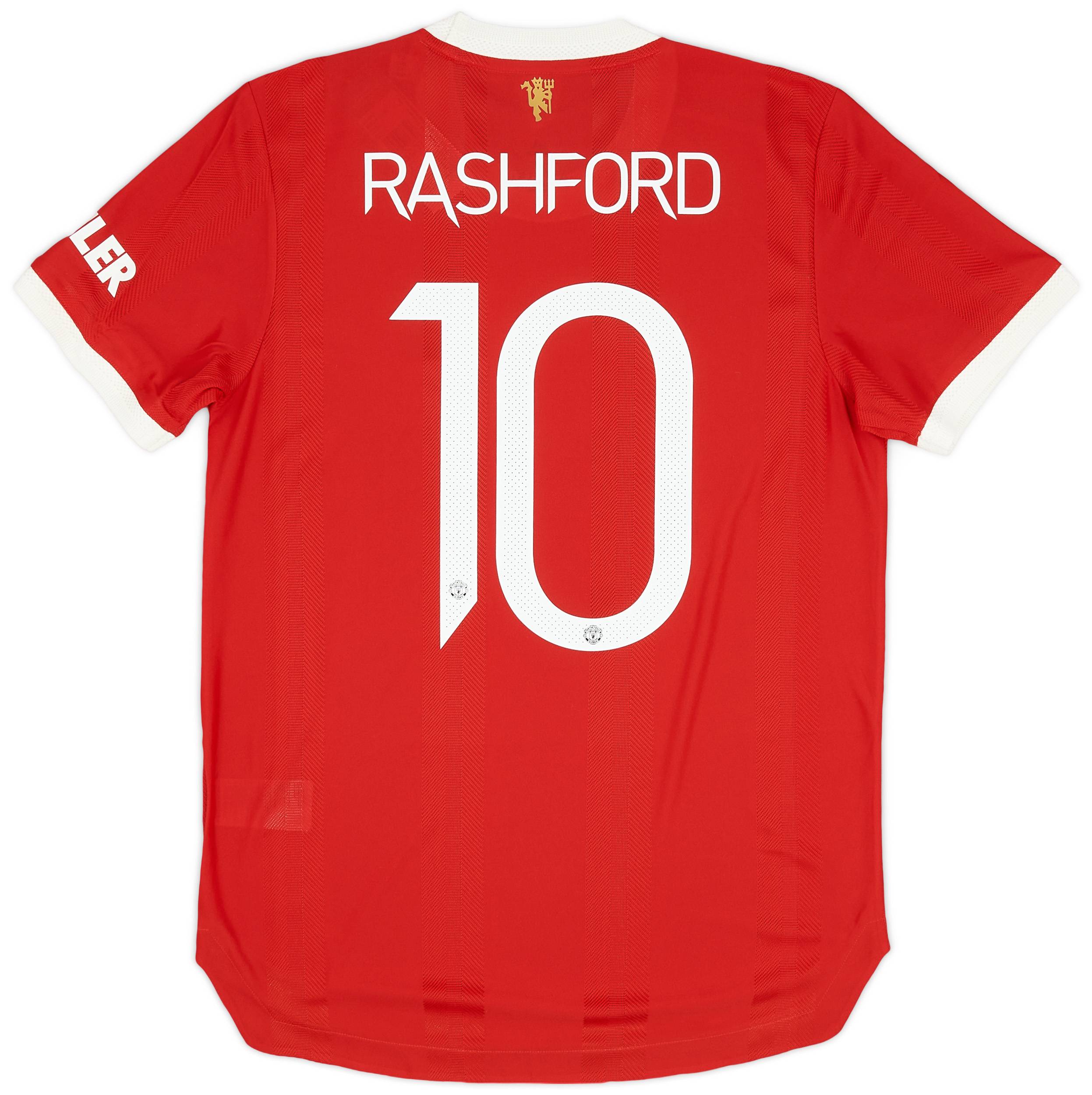 非常に高い品質 2021-22 #10 Rashford Shirt Home Authentic United Manchester 応援グッズ