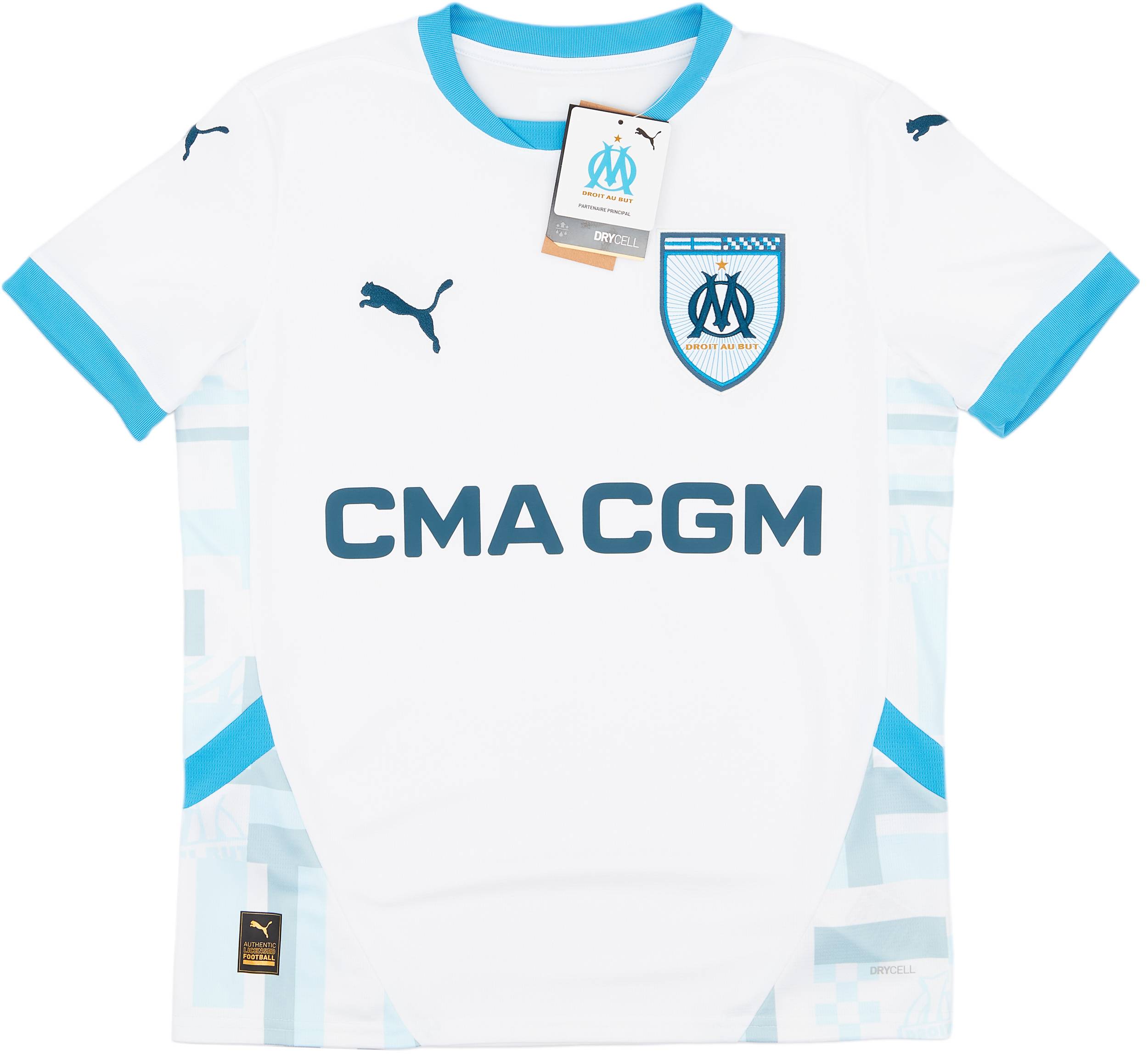 2024-25 Olympique Marseille Home Shirt (KIDS)