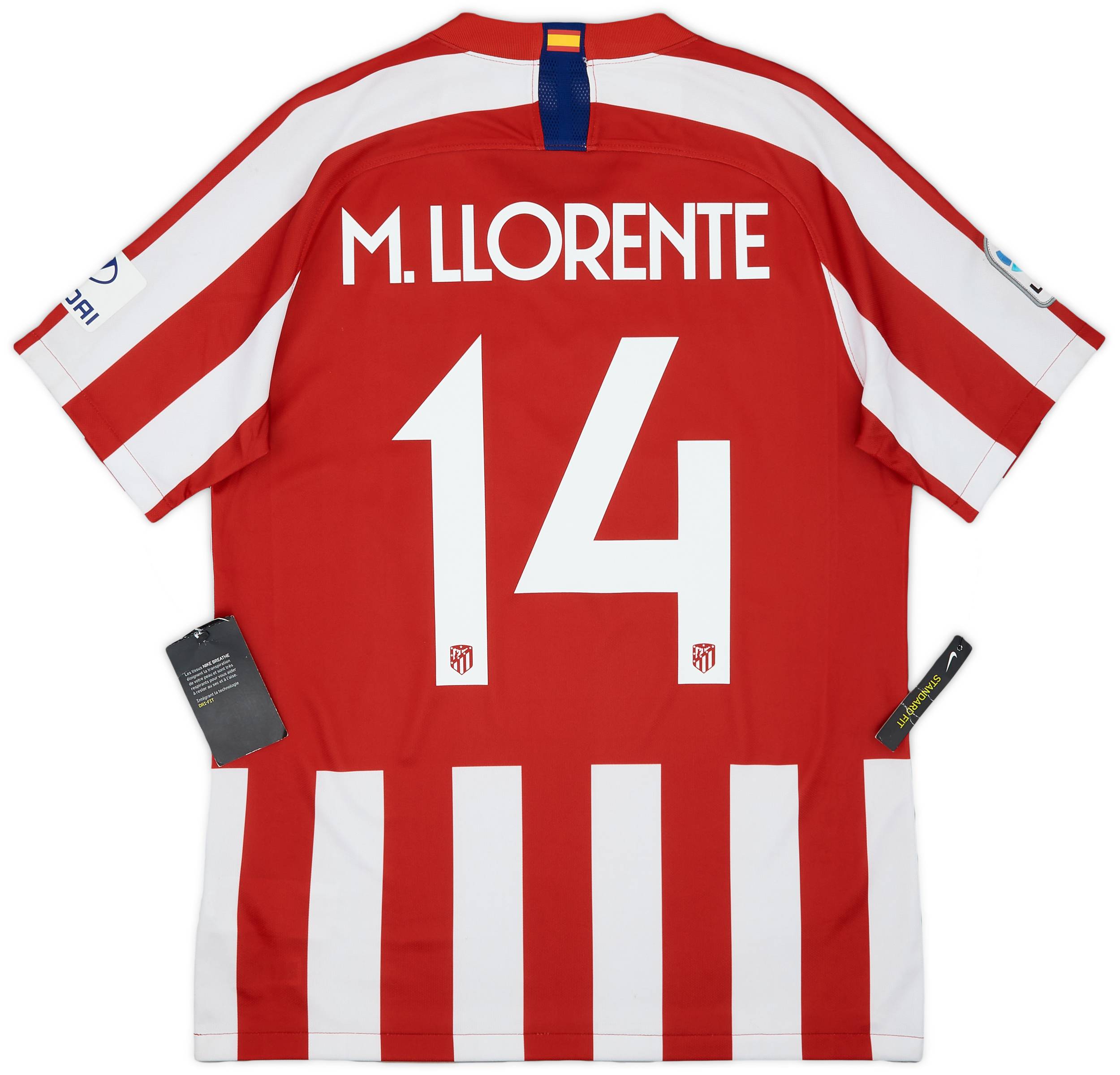 2019-20 Atletico Madrid Home Shirt M.Llorente #14 (M)