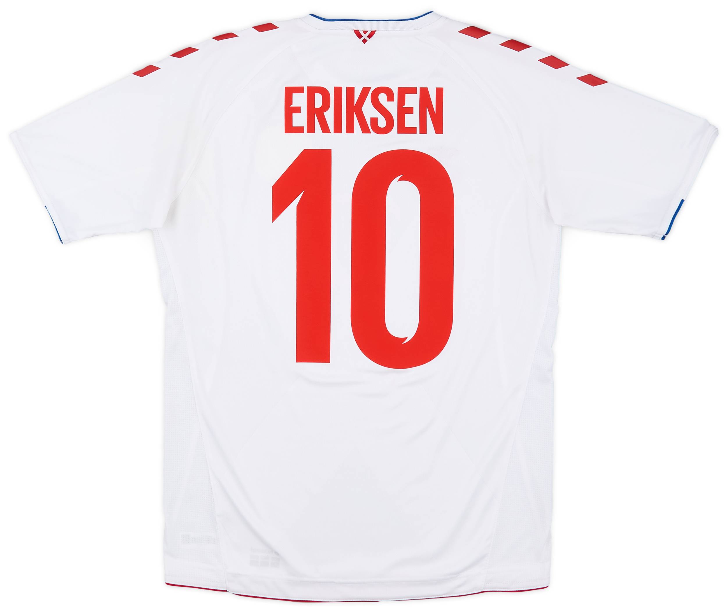 2018-19 Denmark Away Shirt Eriksen #10 - 7/10 - (S)