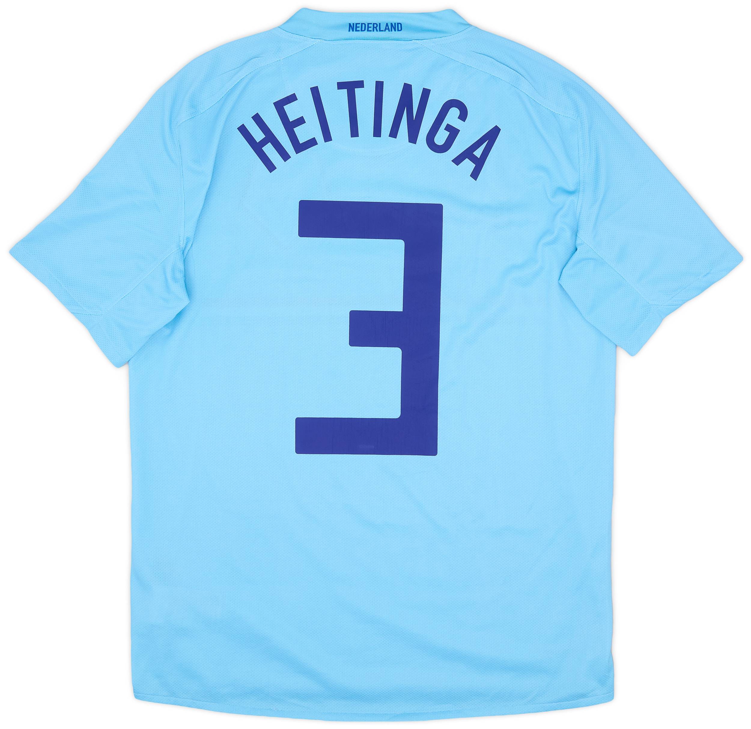 2008-10 Netherlands Away Shirt Heitinga #3 - 8/10 - (S)