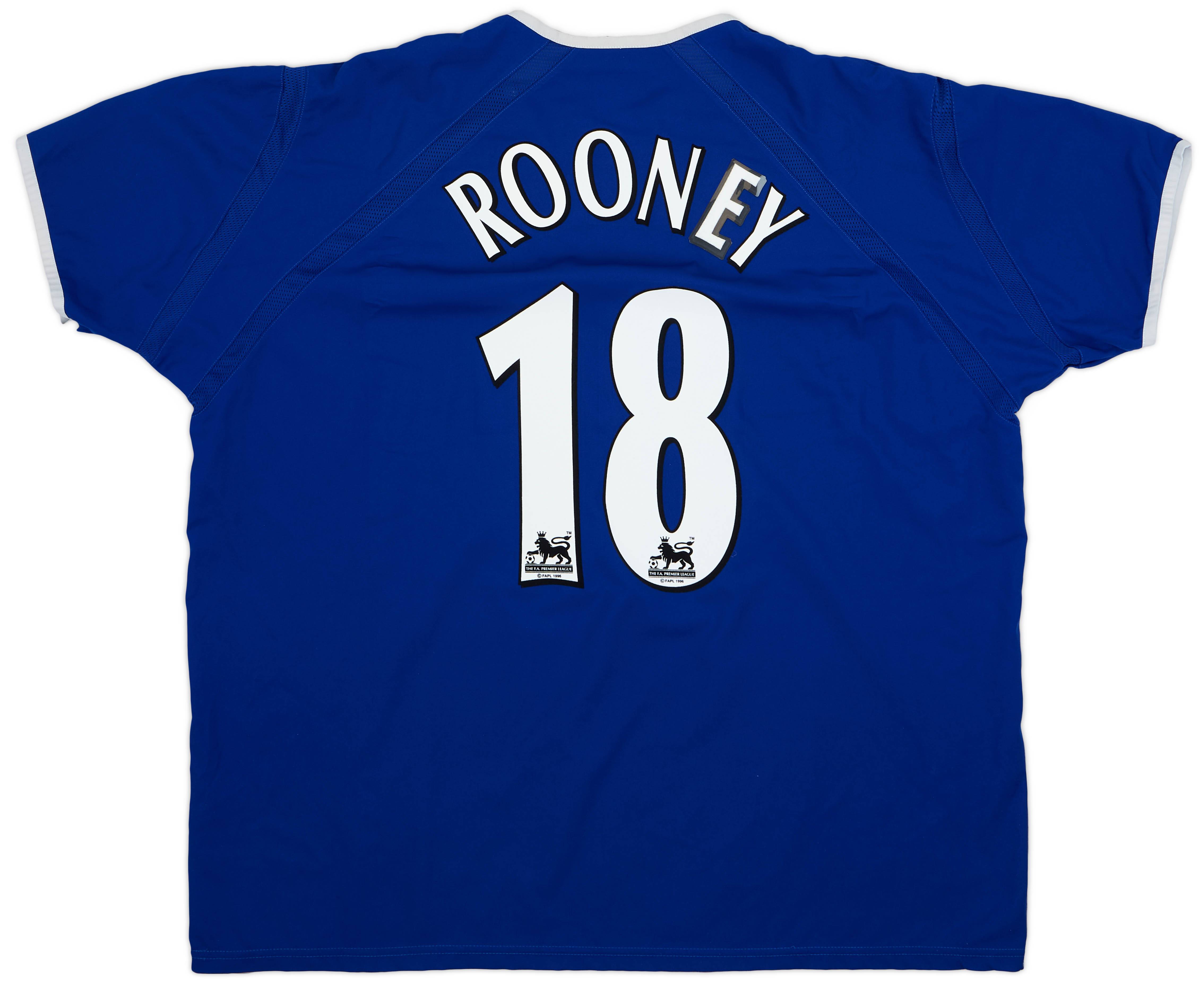 2003-04 Everton Home Shirt Rooney #18 - 8/10 - (XXL)