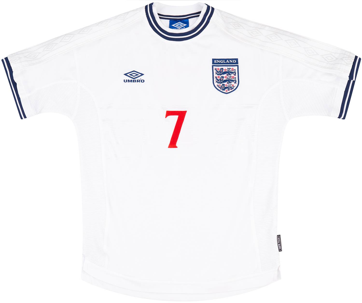 1999-01 England Match Issue Home Shirt #7