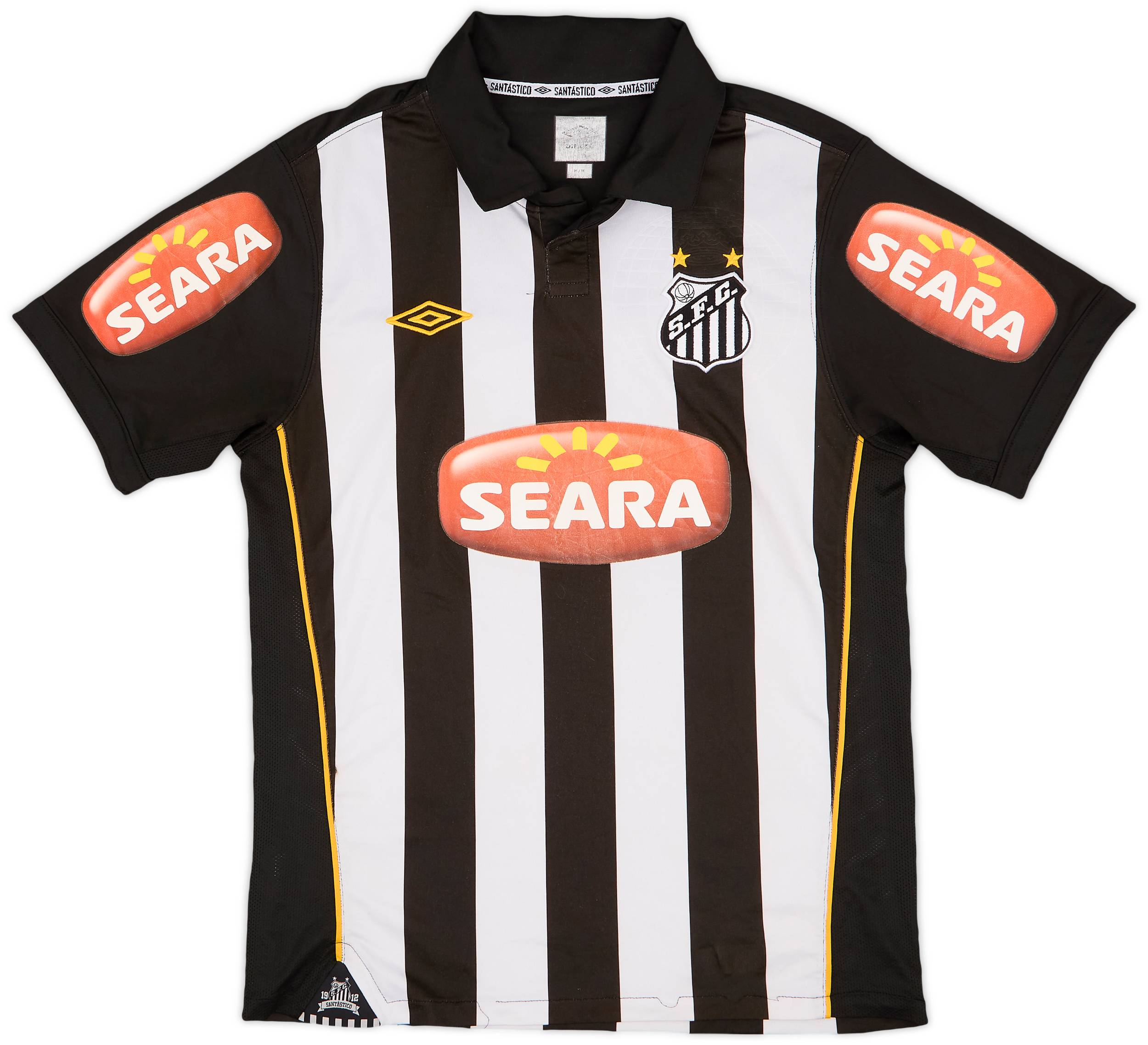 2010 Santos Away Shirt #7 - 7/10 - (M)