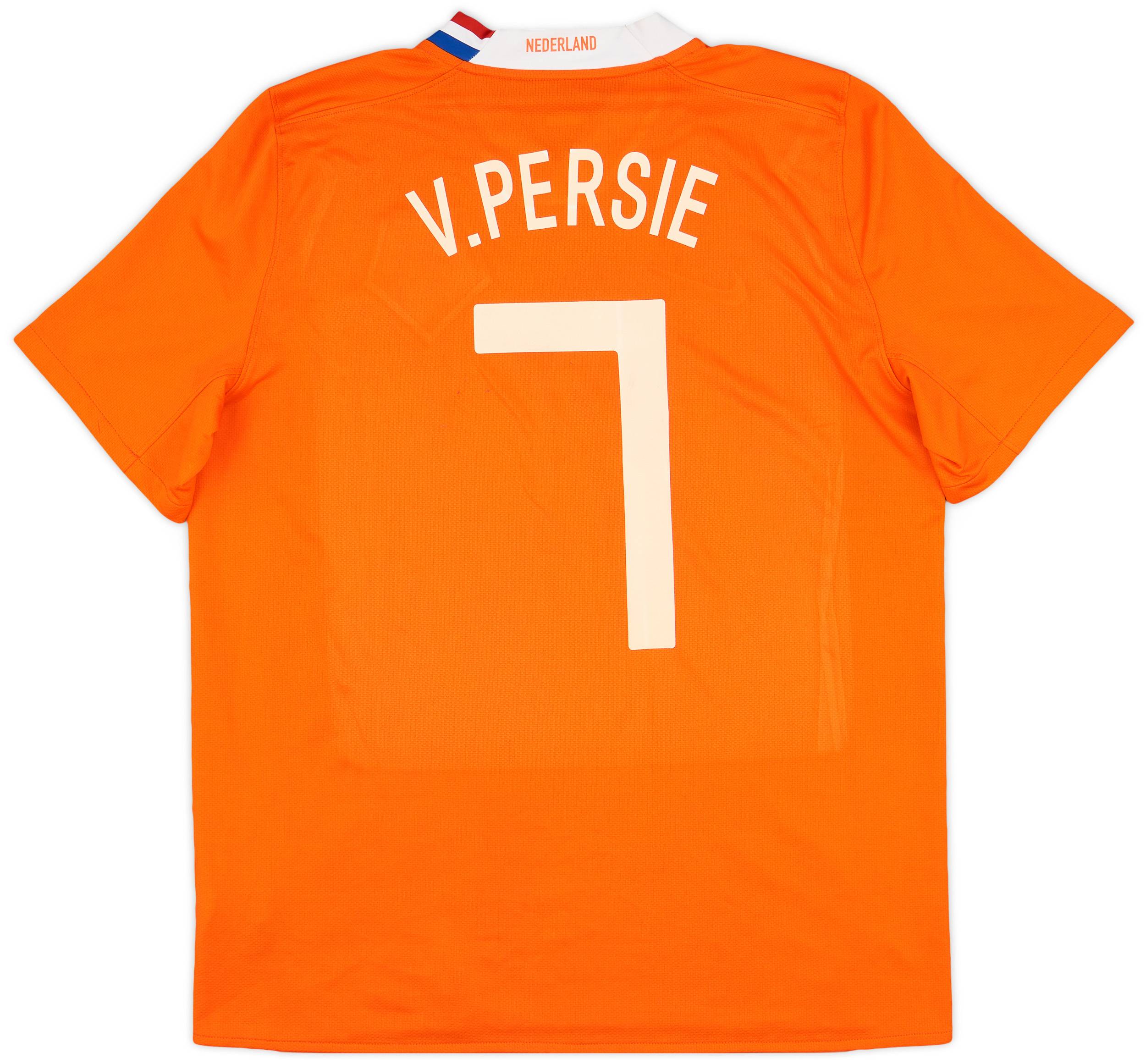 2008-10 Netherlands Home Shirt v.Persie #7 - 6/10 - (L)
