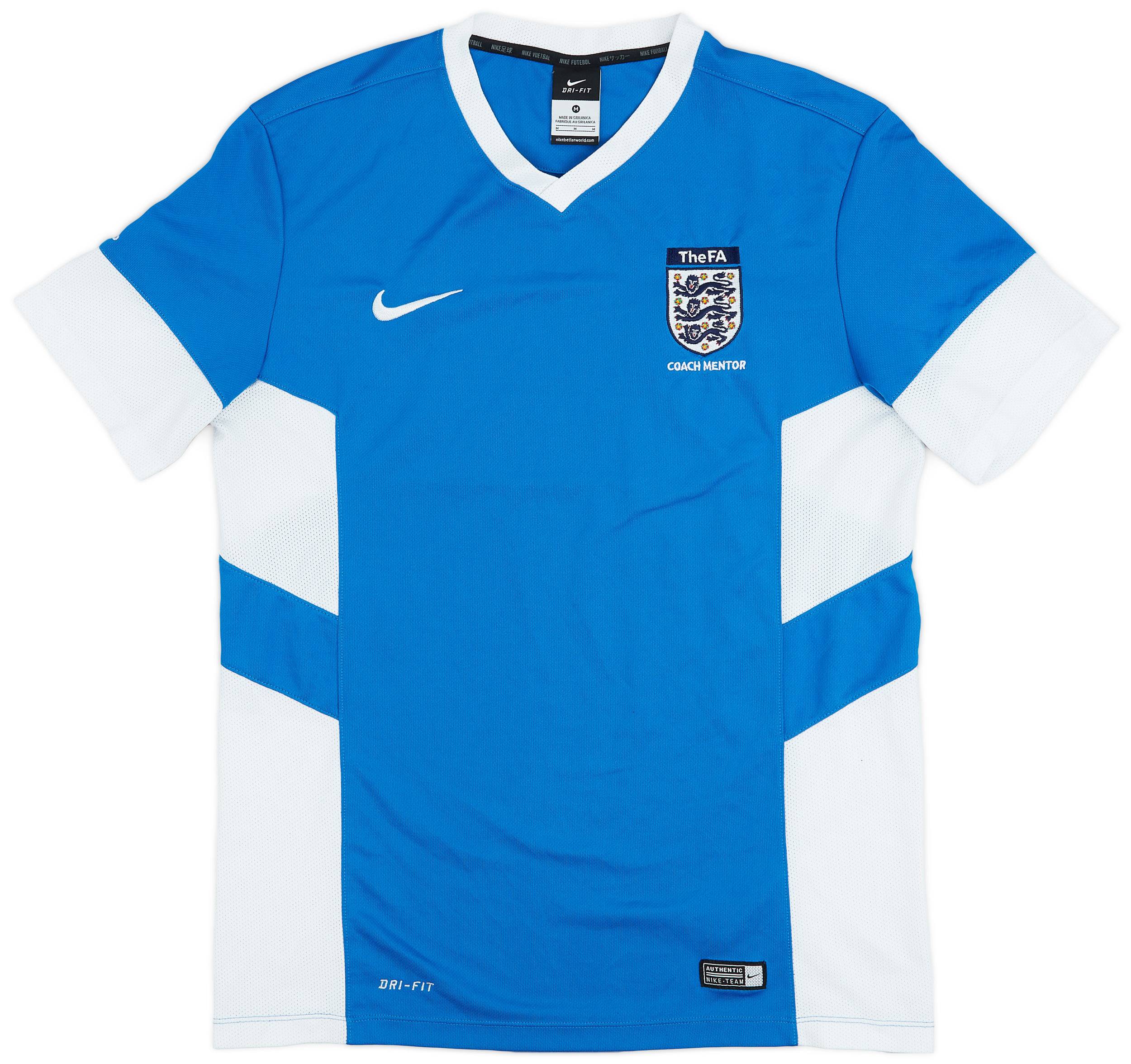 2015-16 England 'The FA Coach Mentor' Nike Staff Issue Training Shirt - 8/10 - (M)