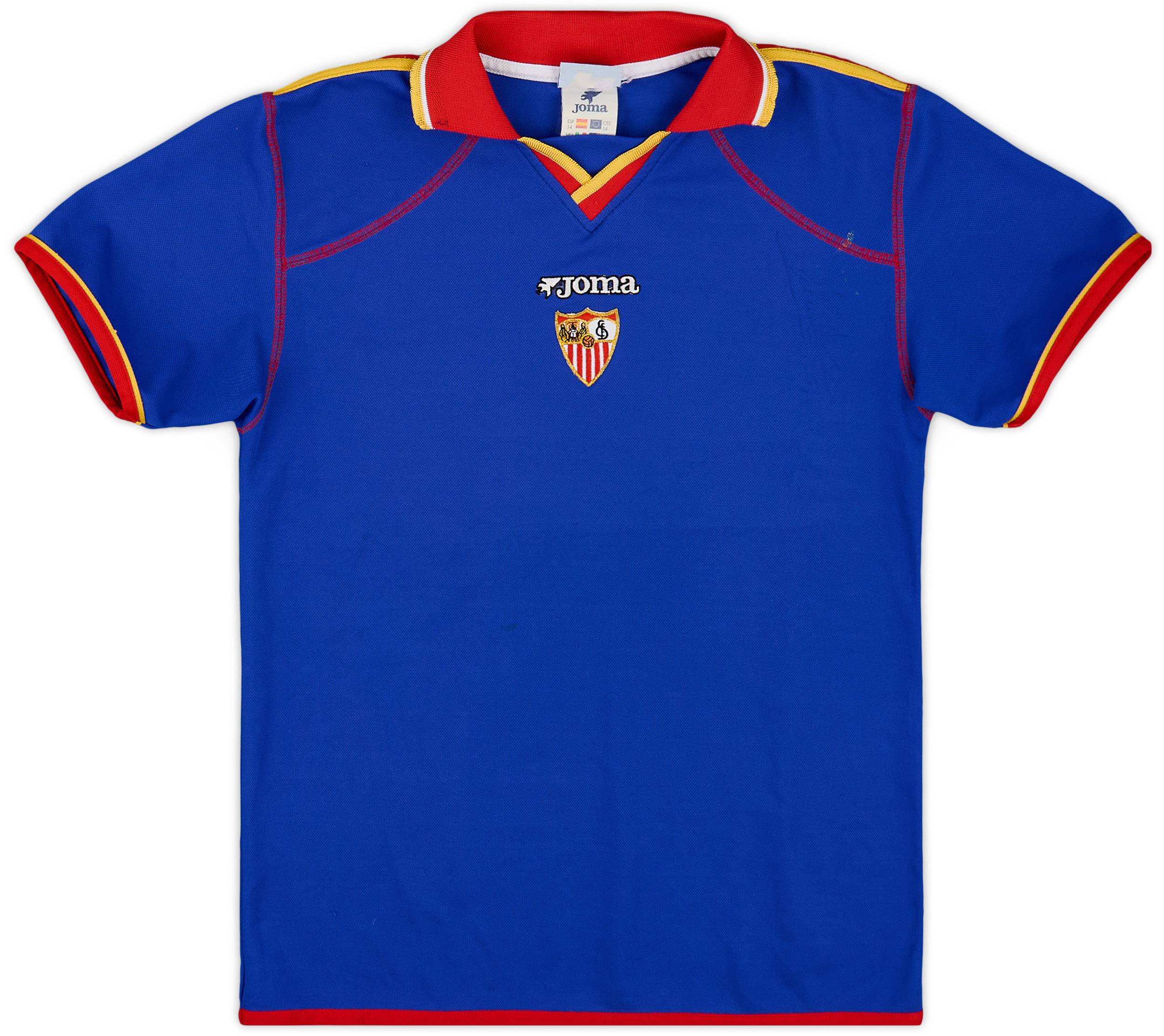 2001-02 Sevilla Third Shirt - 8/10 - (XL.Boys)