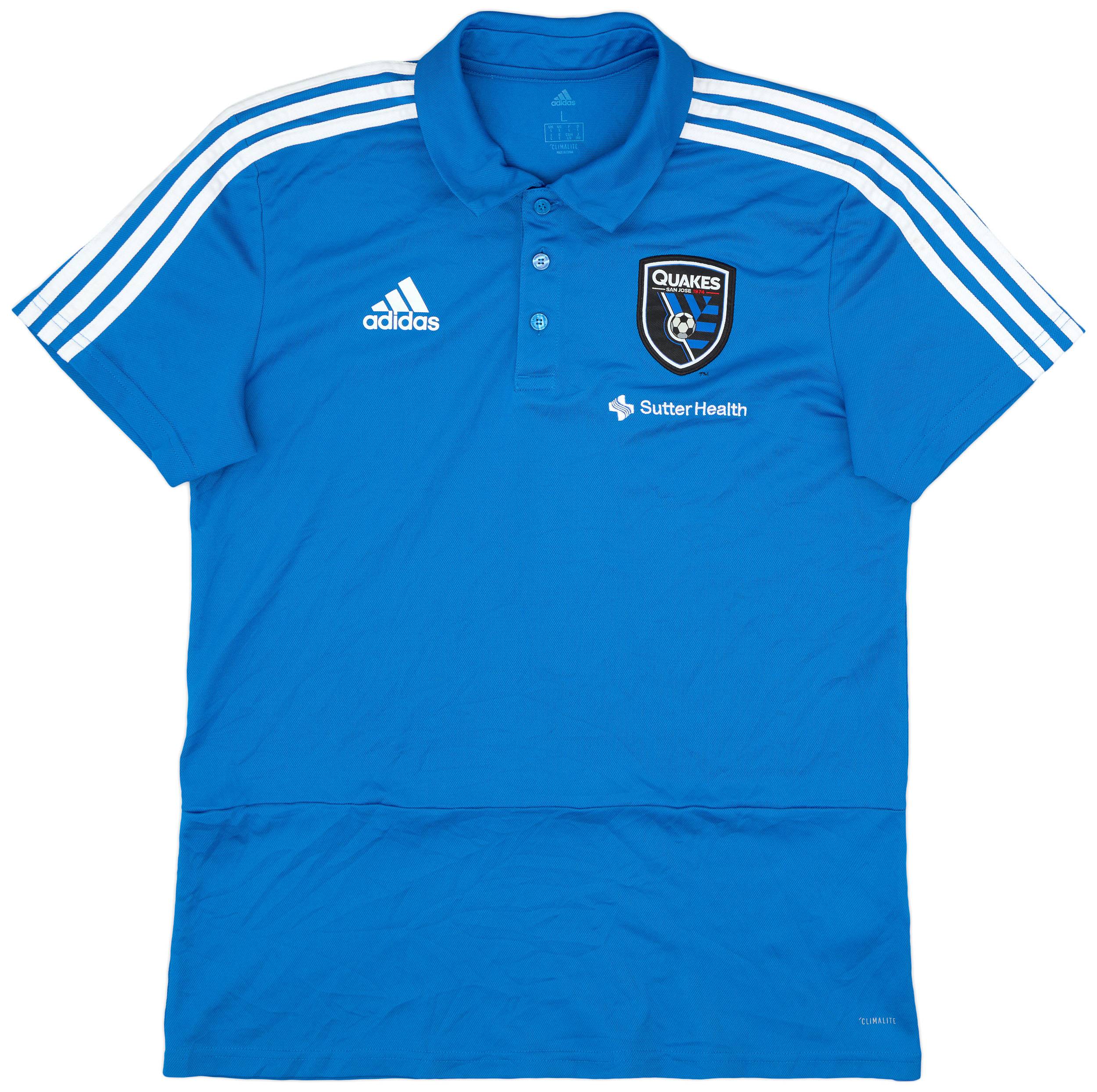 2017 San Jose Earthquakes Polo Shirt - 9/10 - (L)