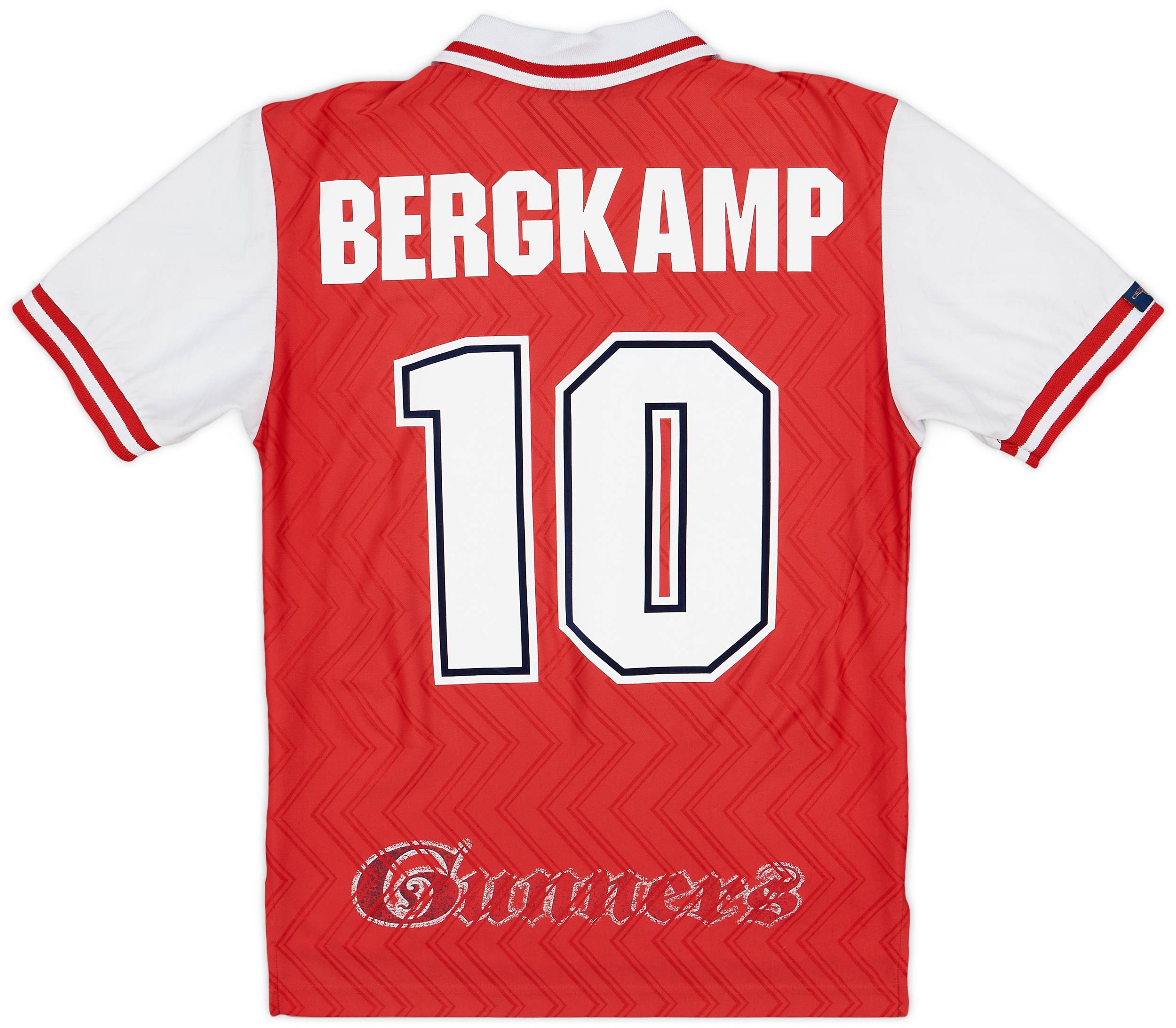1996-98 Arsenal Home Shirt Bergkamp #10 - 6/10 - (S)