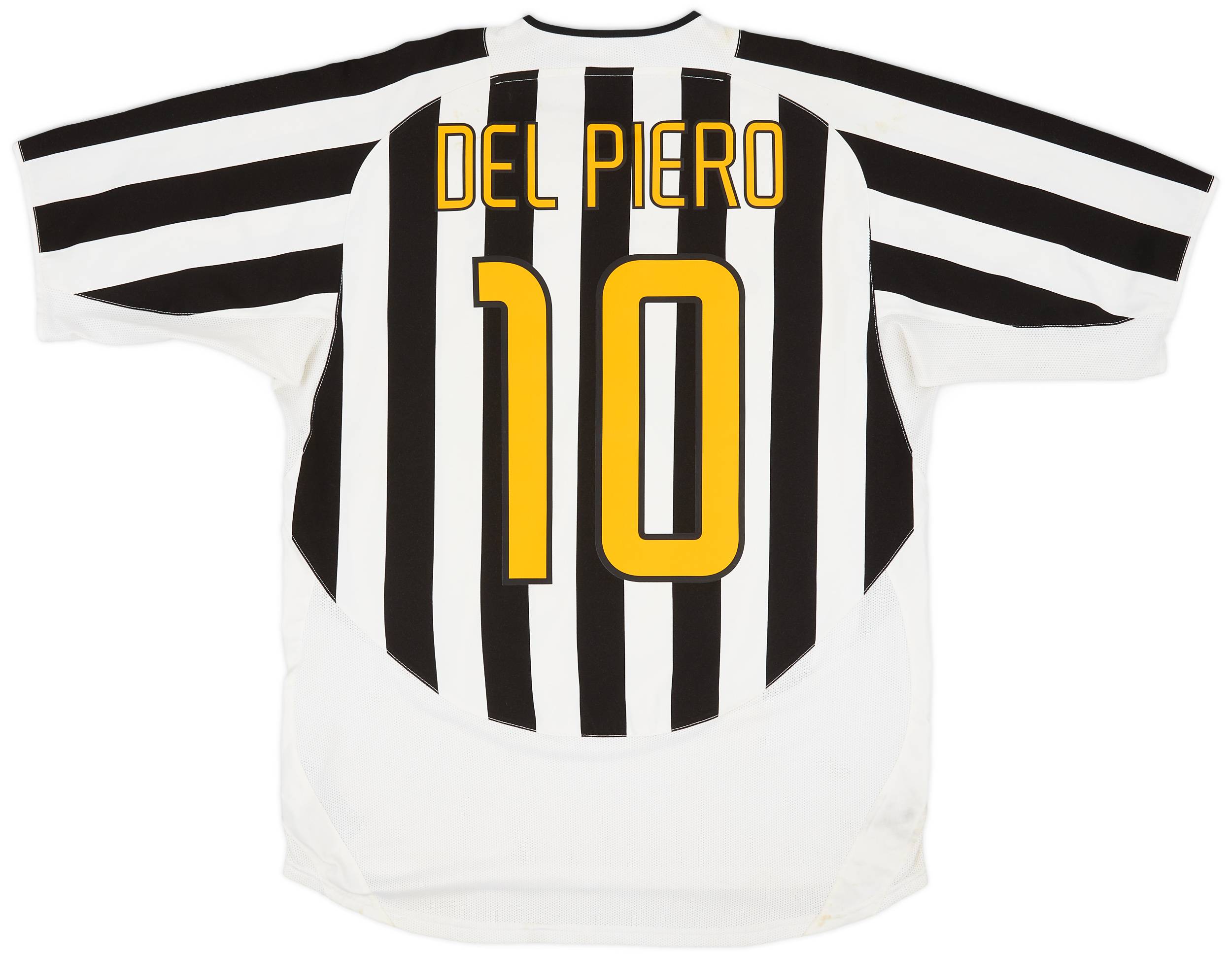 2003-04 Juventus Home Shirt Del Piero #10 - 7/10 - (L)