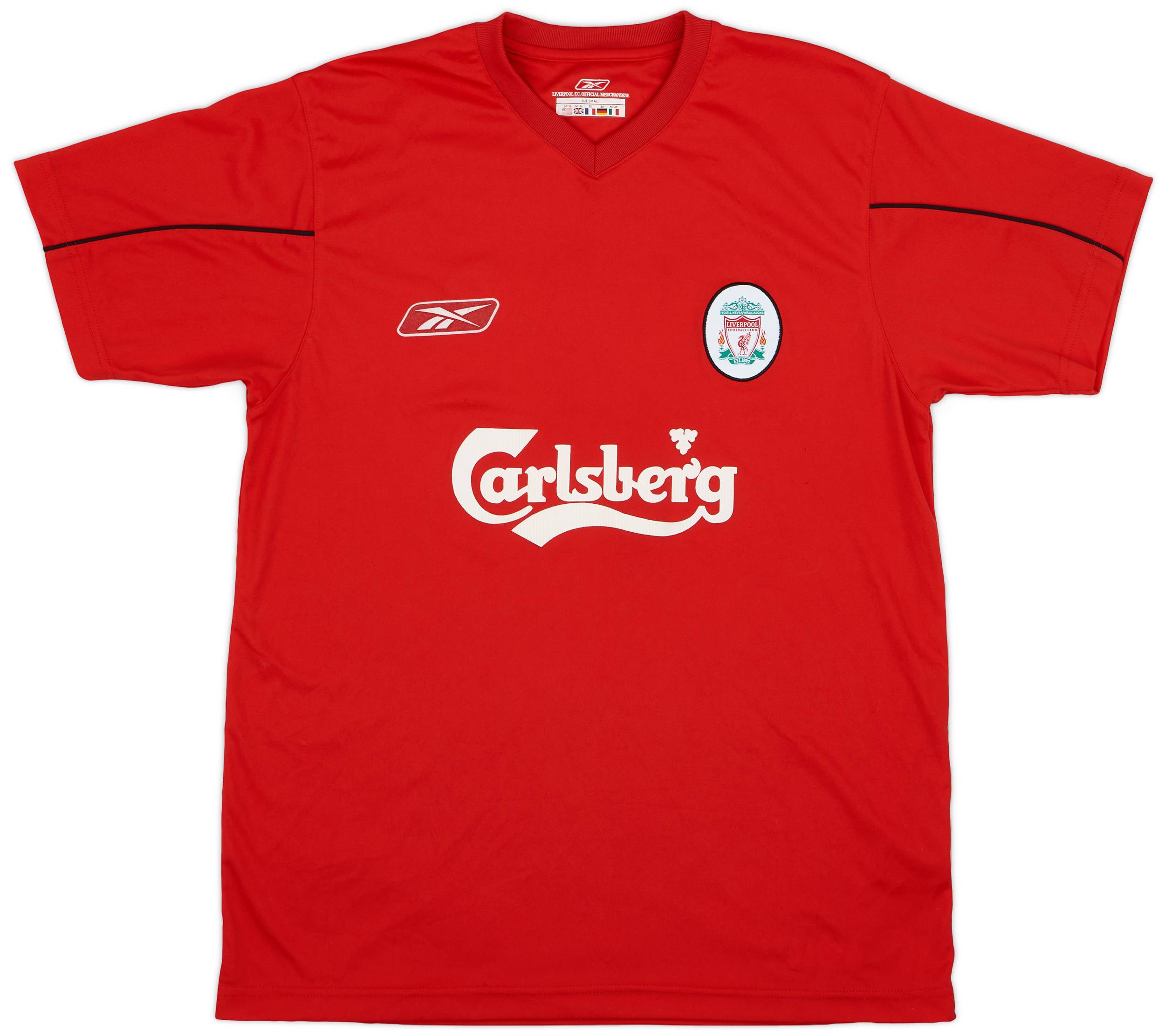 2002 03 Liverpool Reebok Training Shirt 9 10 S