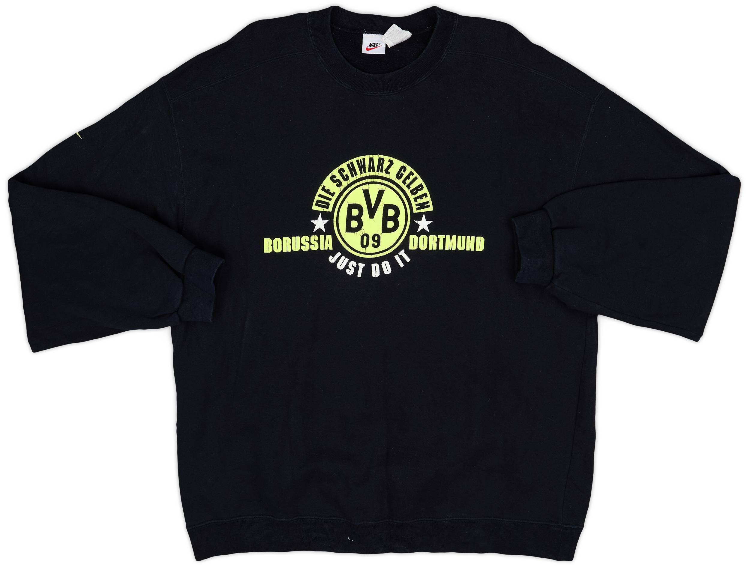 1995-96 Borussia Dortmund Nike Sweat Top - 6/10 - (XL)