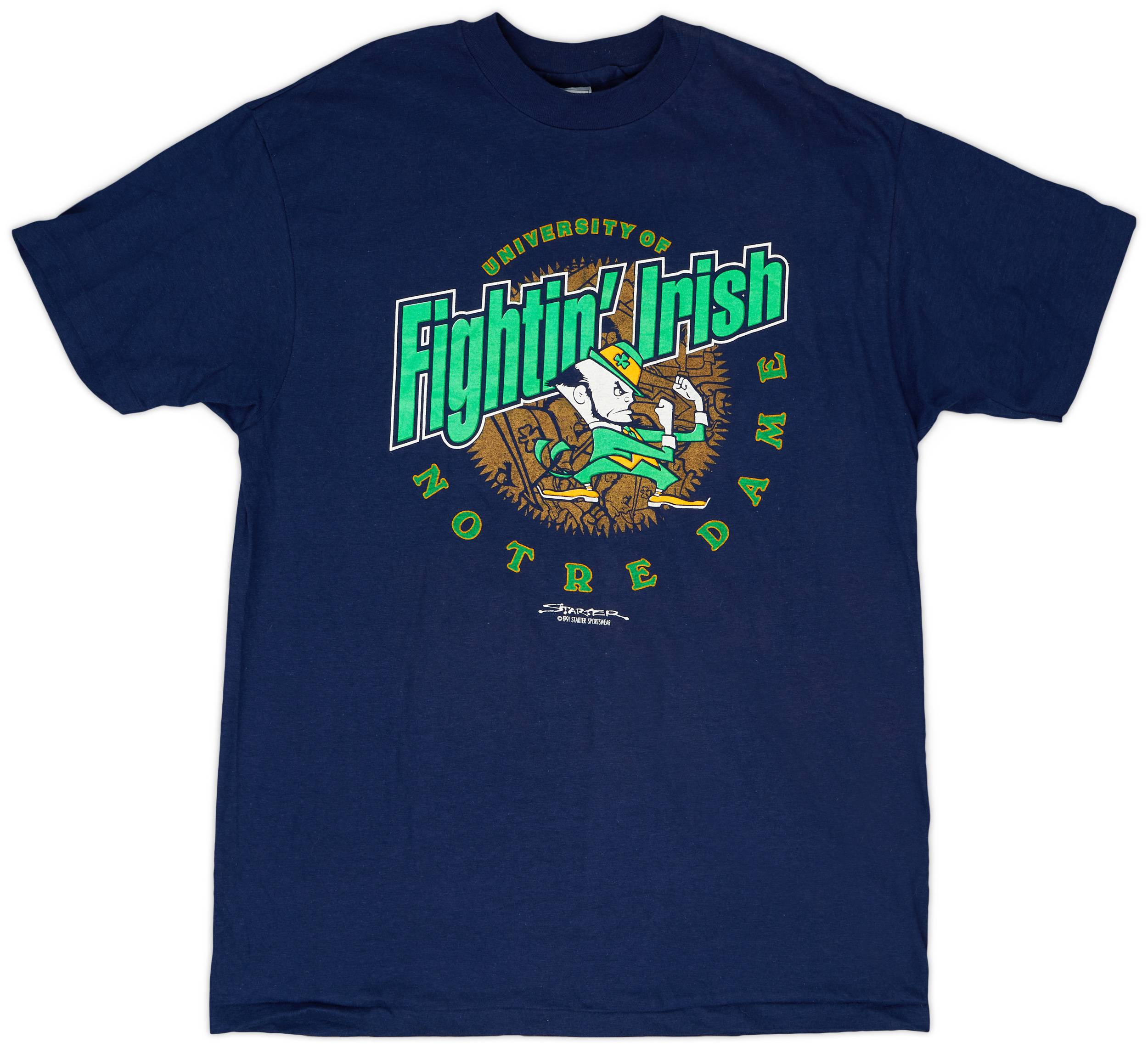 1991 Notre Dame Fighting Irish Starter Tee - 9/10 - (XL)