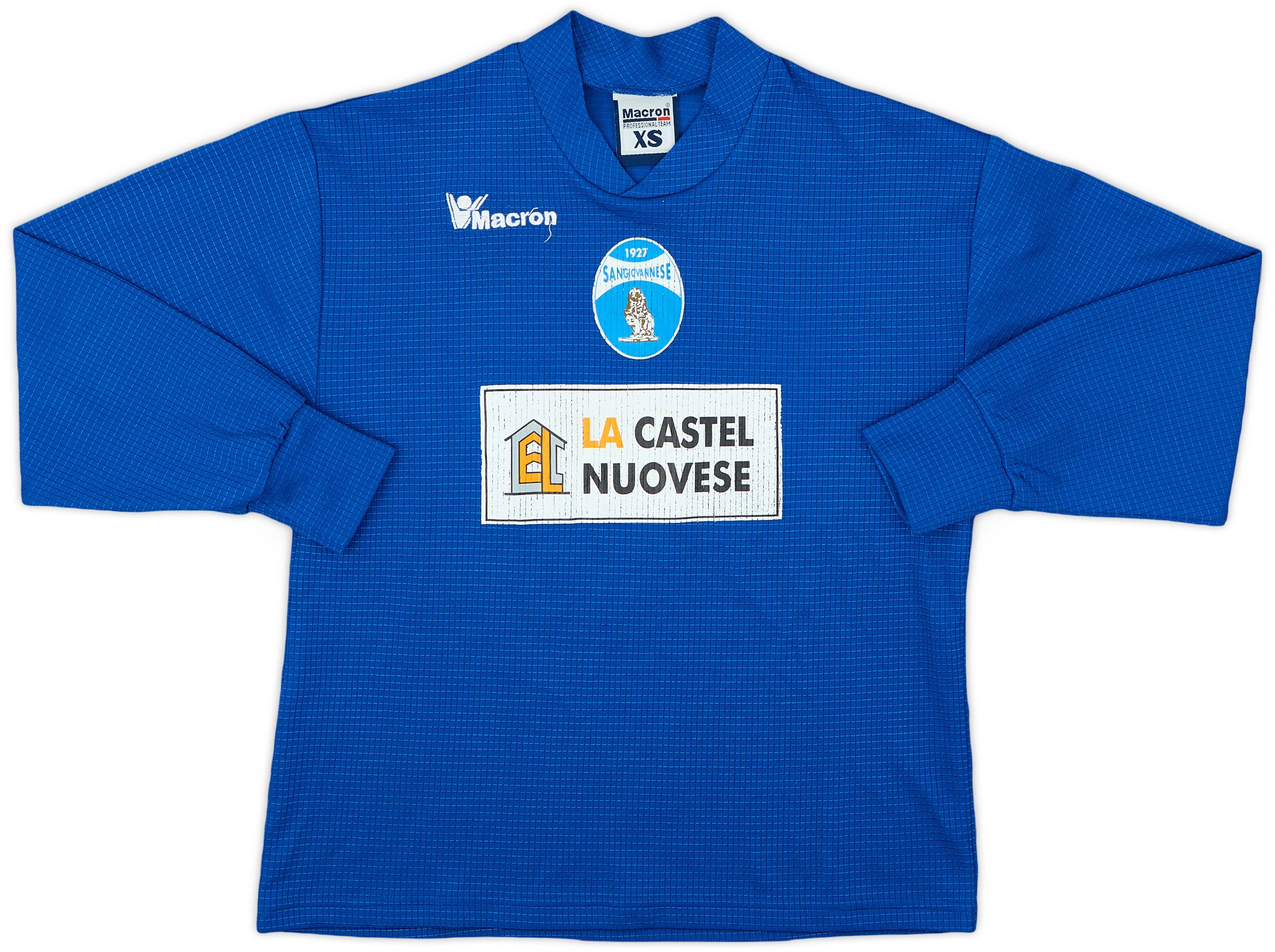2000-01 Sangiovannese Macron Training L/S Shirt - 4/10 - (XS)