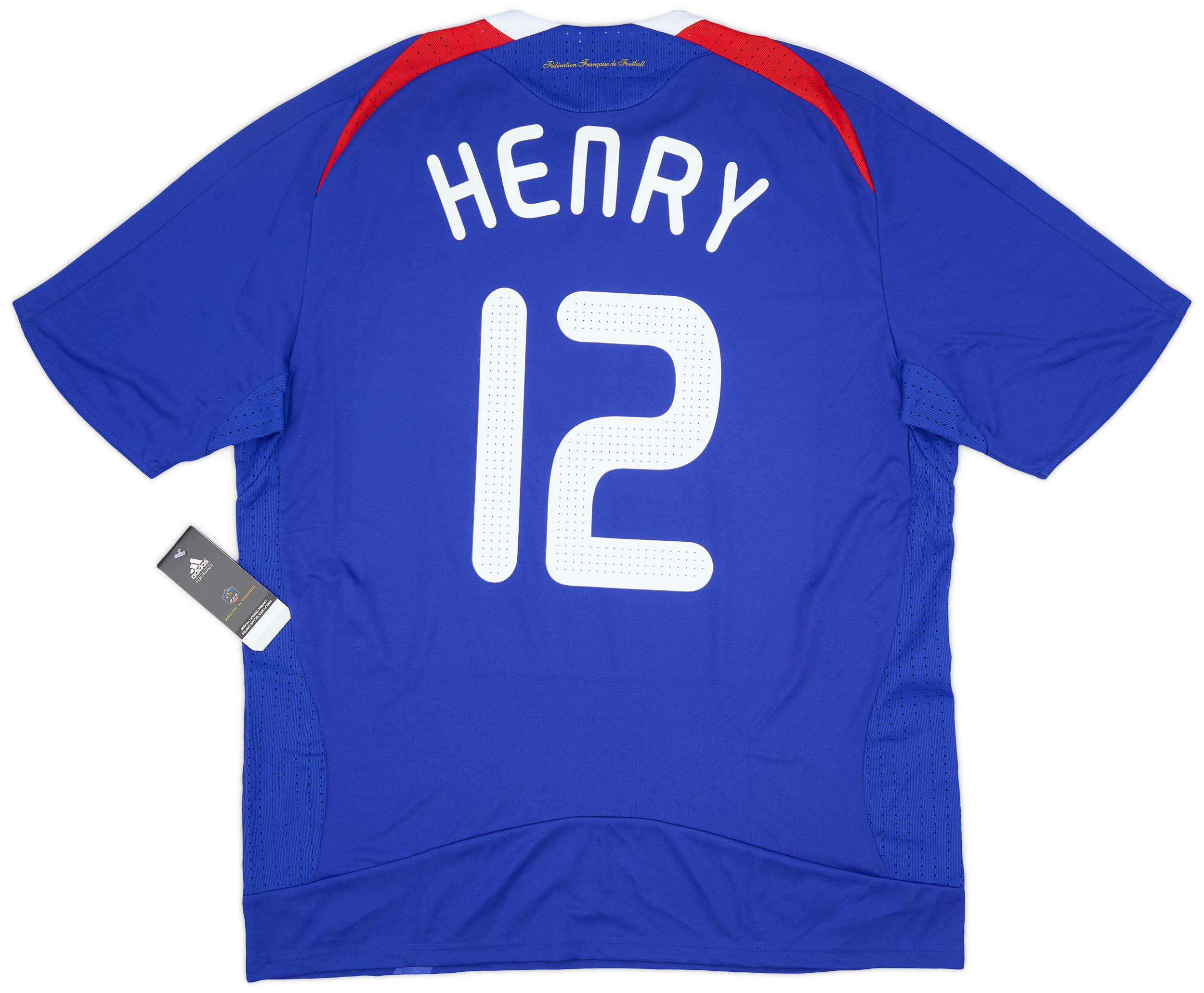 2007-08 France Home Shirt Henry #12 (XL)