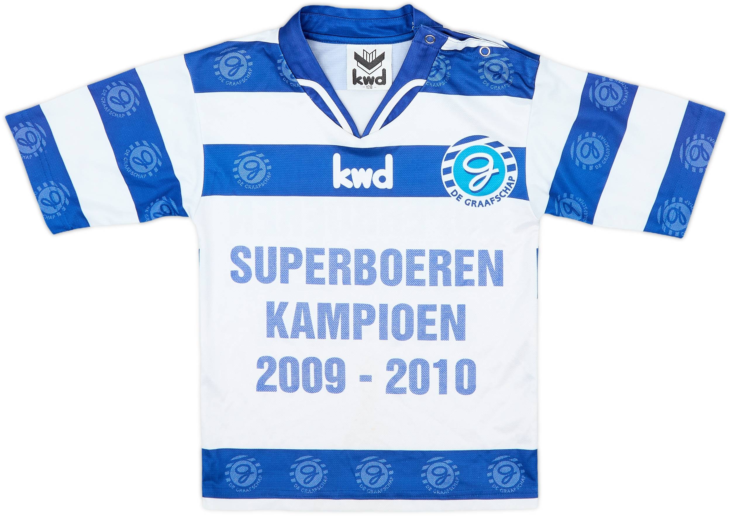 2009-10 De Graafschap 'Superboeren Kampionen' Home Shirt - 6/10 - (S.Boys)